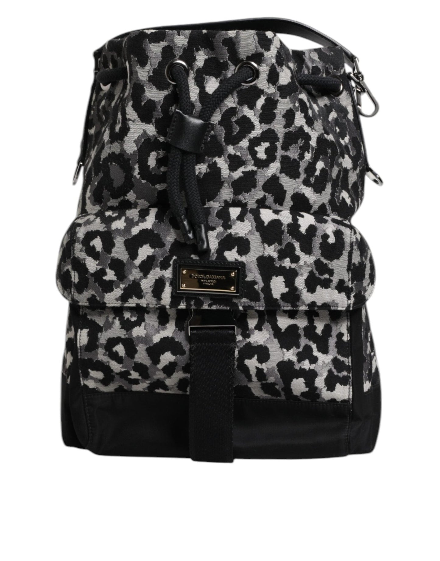 Dolce & Gabbana Multicolor Leopard Jacquard Hobo Crossbody Borse Bag – par Dolce & Gabbana | Disponible sur Sandy Store ByNet