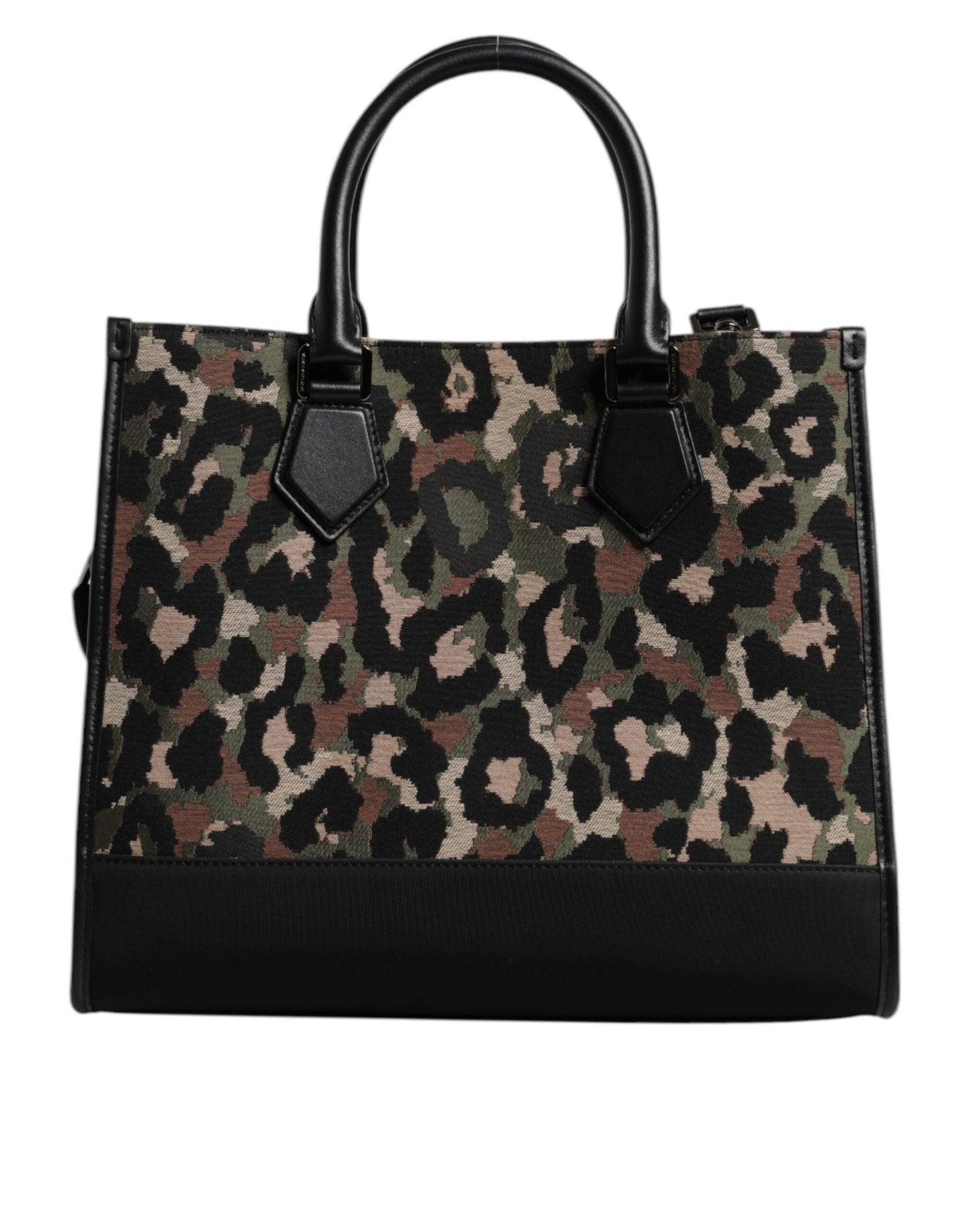 Dolce & Gabbana Multicolor Leopard Shopping Tote Shoulder Bag - Sandy Store ByNet