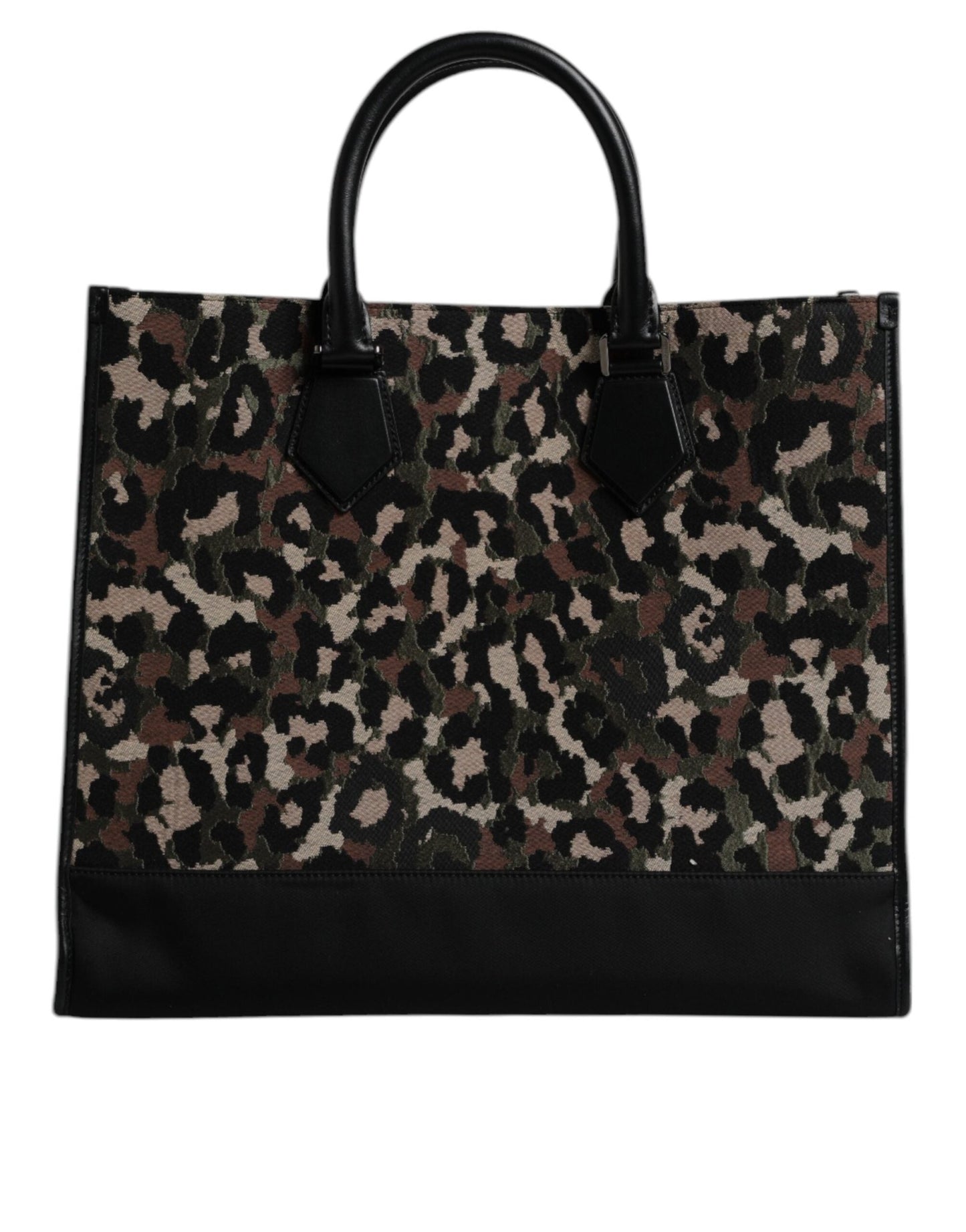 Dolce & Gabbana Multicolor Leopard Shopping Tote Shoulder Bag - Sandy Store ByNet
