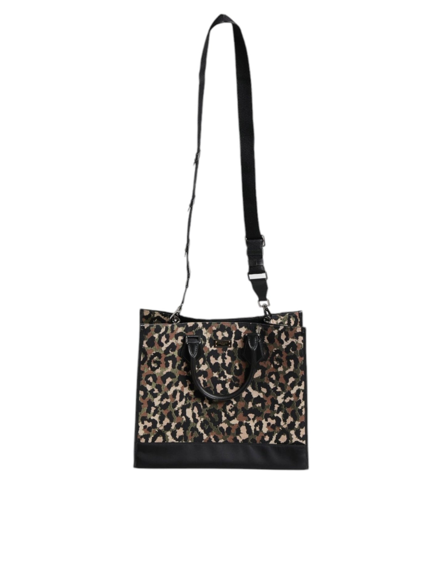 Dolce & Gabbana Multicolor Leopard Shopping Tote Shoulder Bag - Sandy Store ByNet