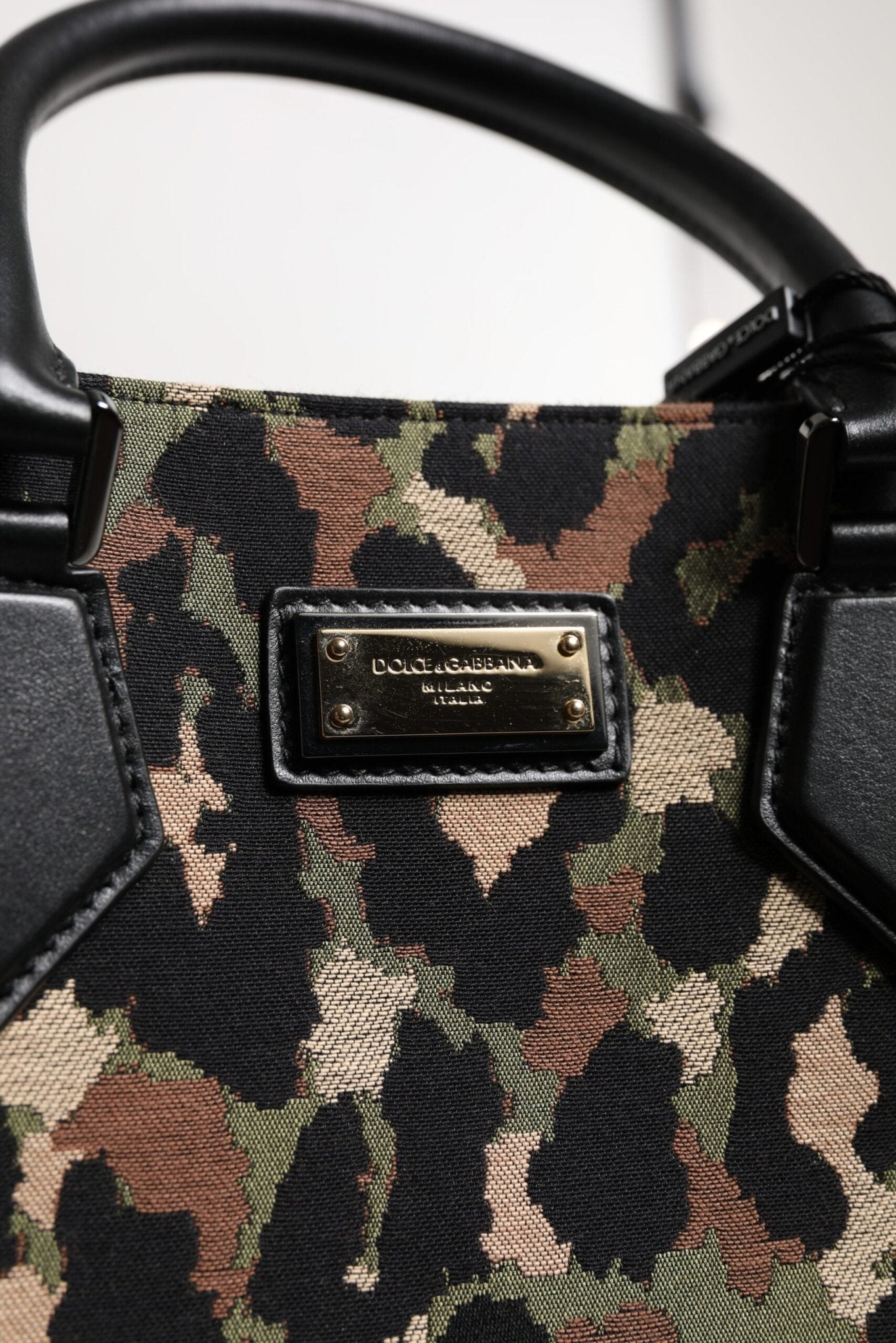 Dolce & Gabbana Multicolor Leopard Shopping Tote Shoulder Bag - Sandy Store ByNet