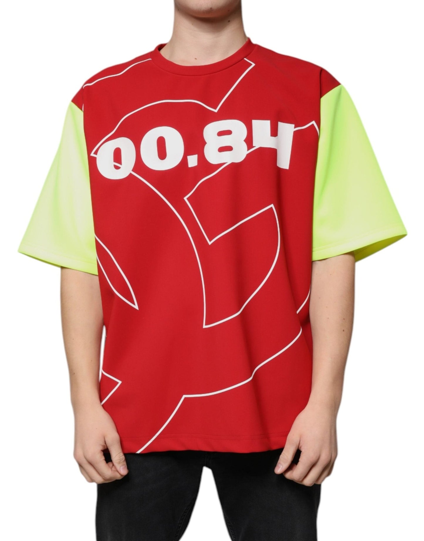 Dolce & Gabbana Multicolor Logo Cotton Men Crew Neck T-shirt – IT50 | L par Dolce & Gabbana | Disponible sur Sandy Store ByNet