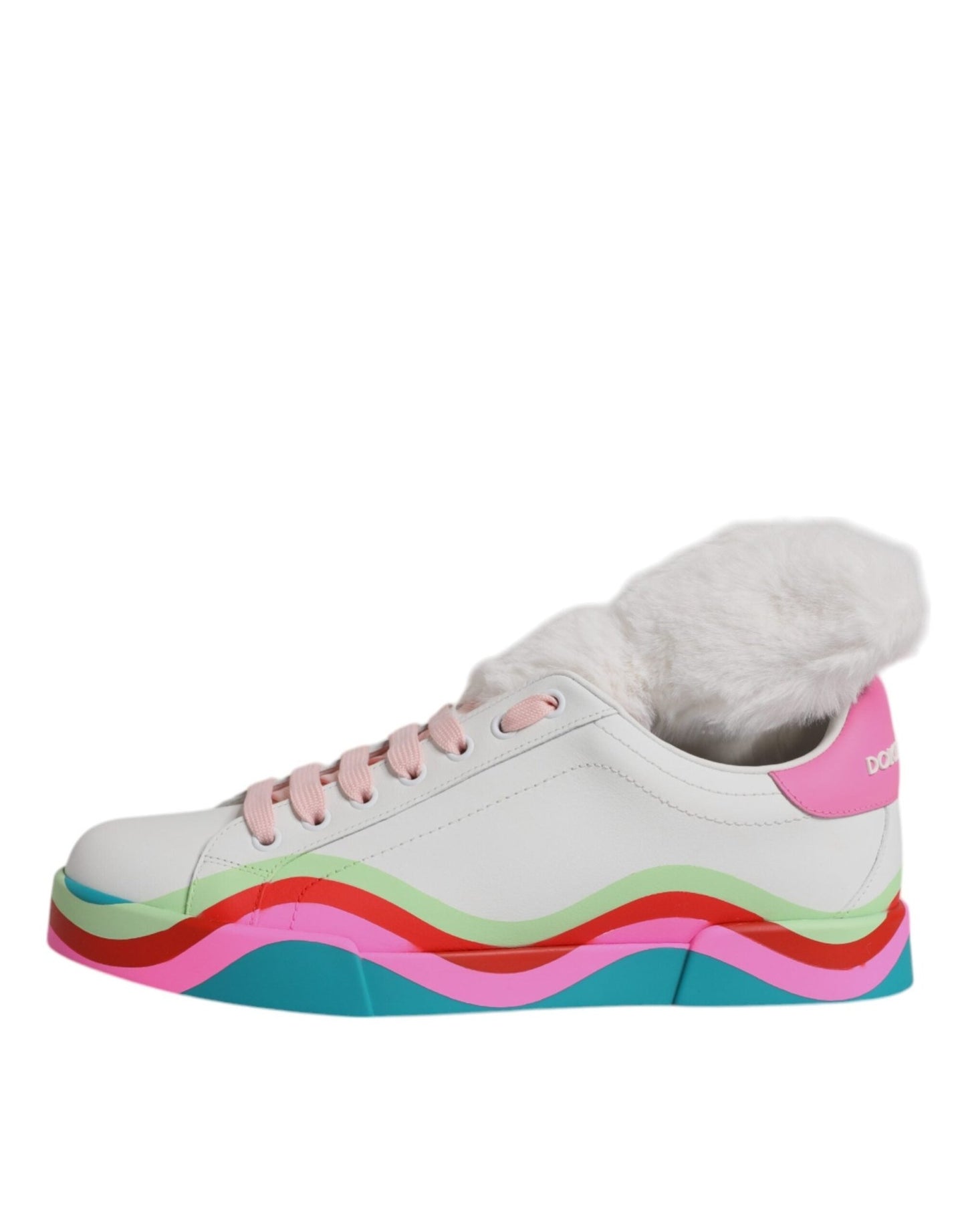 Dolce & Gabbana Multicolor Low Top Trainers Sneakers Shoes - Sandy Store ByNet