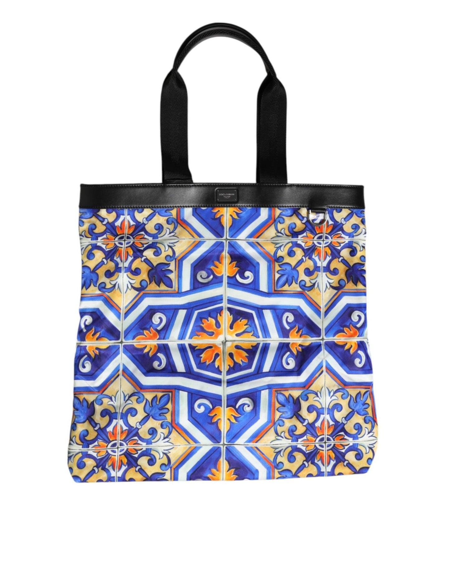 Dolce & Gabbana Multicolor Maiolica Print Tote Shoulder Strap Bag – par Dolce & Gabbana | Disponible sur Sandy Store ByNet