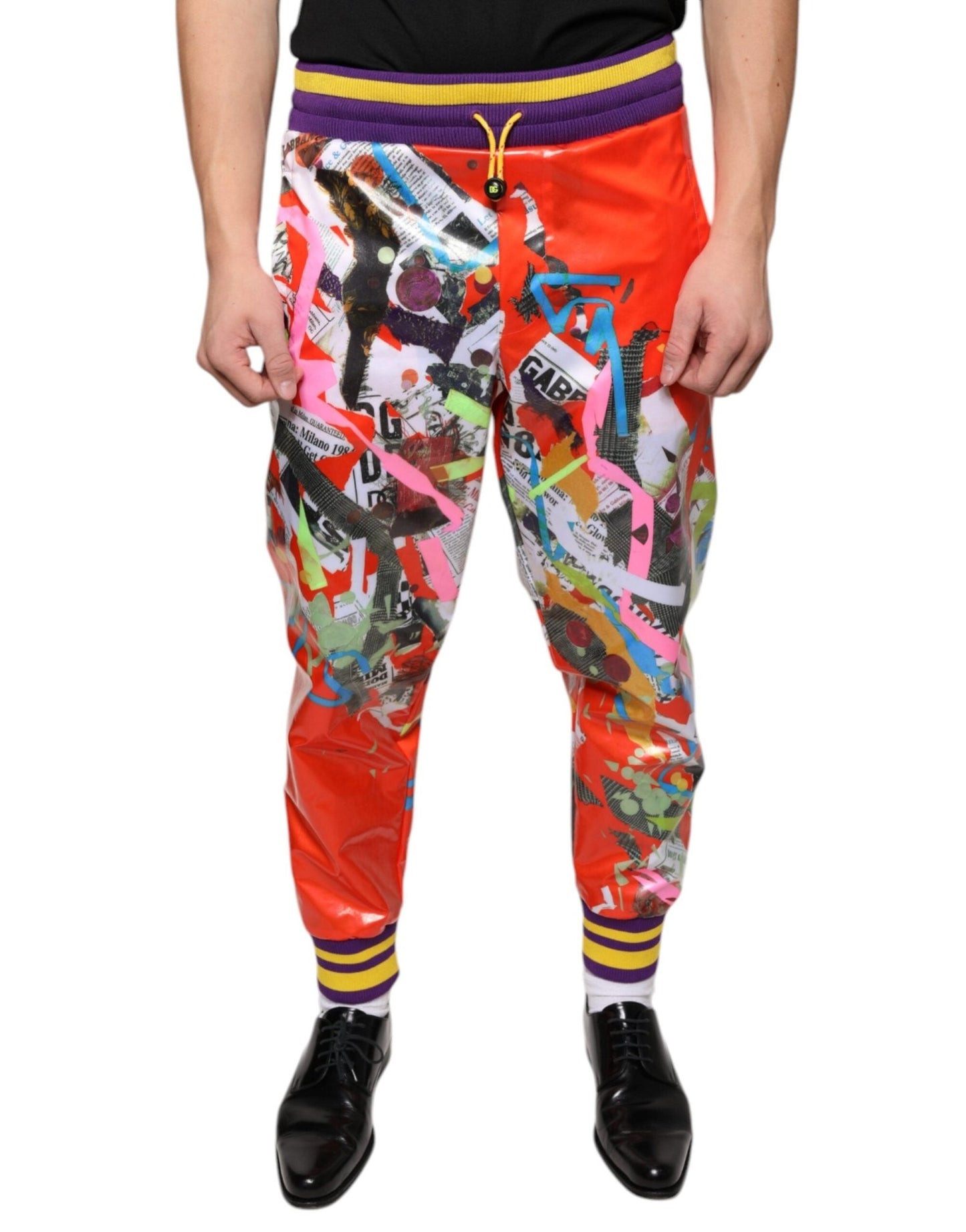 Dolce & Gabbana Multicolor Printed Jogger Sweatpants Pants – IT46 | S par Dolce & Gabbana | Disponible sur Sandy Store ByNet