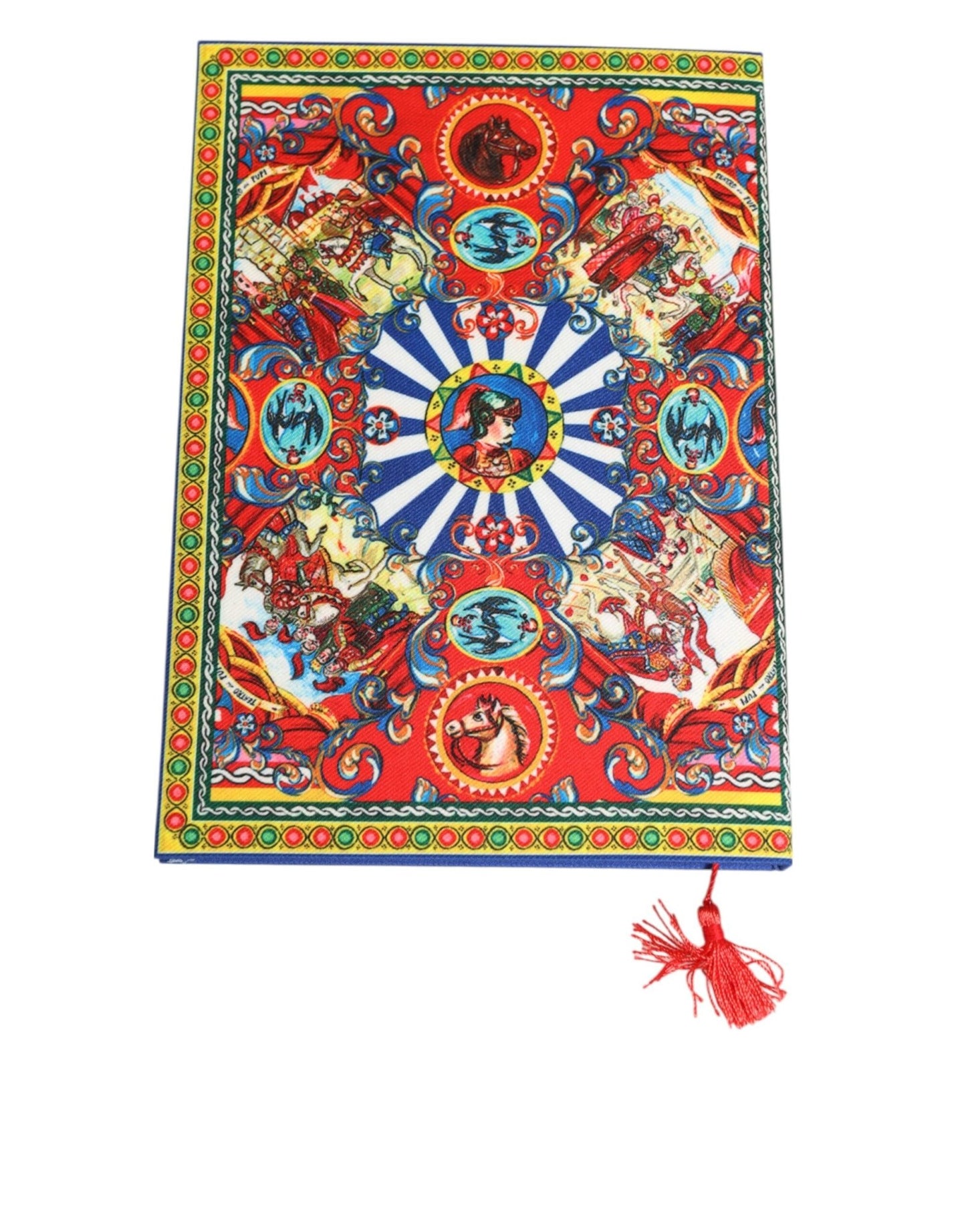 Dolce & Gabbana Multicolor Sicilian Carretto Print Journal Notebook – par Dolce & Gabbana | Disponible sur Sandy Store ByNet