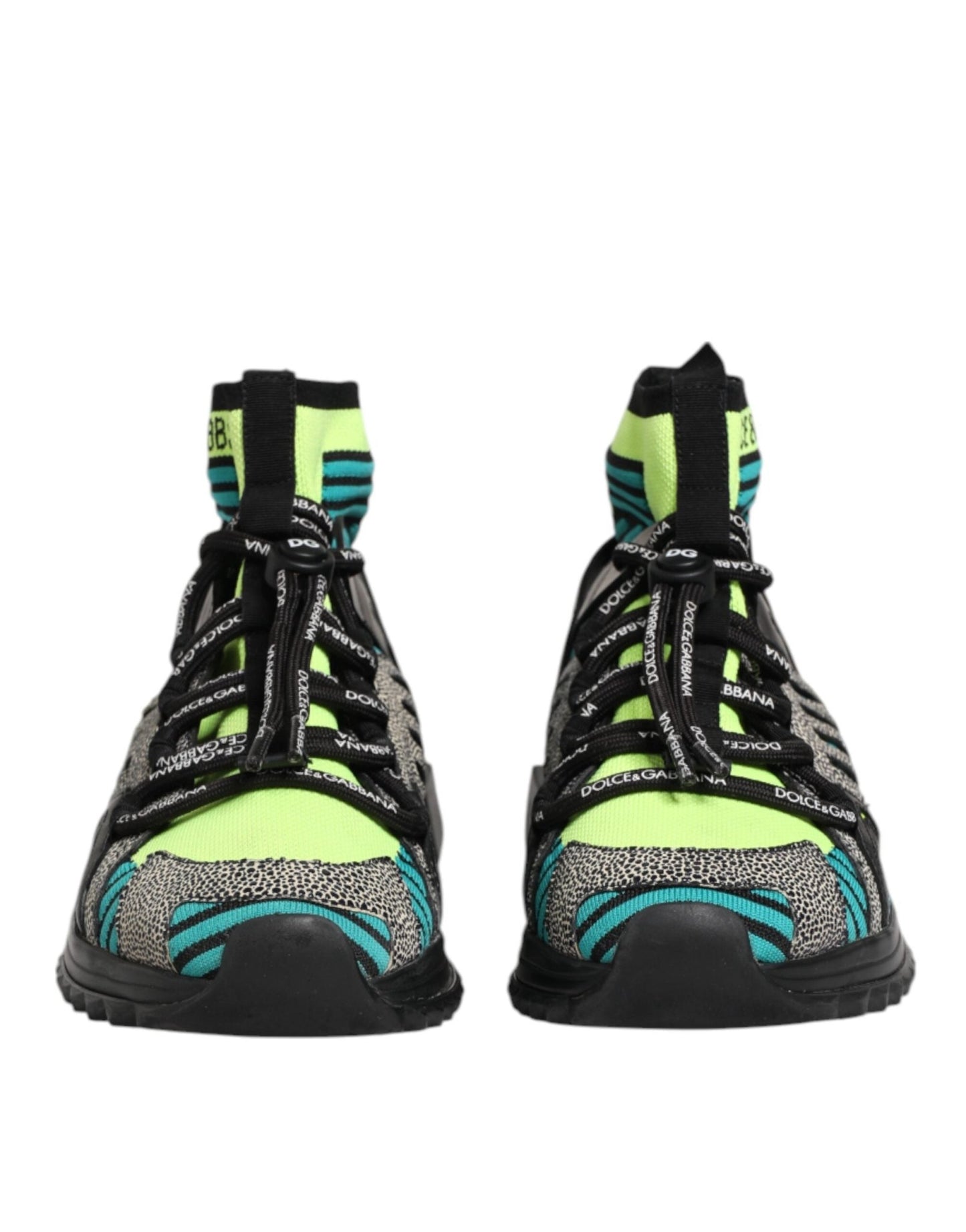 Dolce & Gabbana Multicolor Sorrento Socks Men Sneakers Shoes – EU44/US11 par Dolce & Gabbana | Disponible sur Sandy Store ByNet