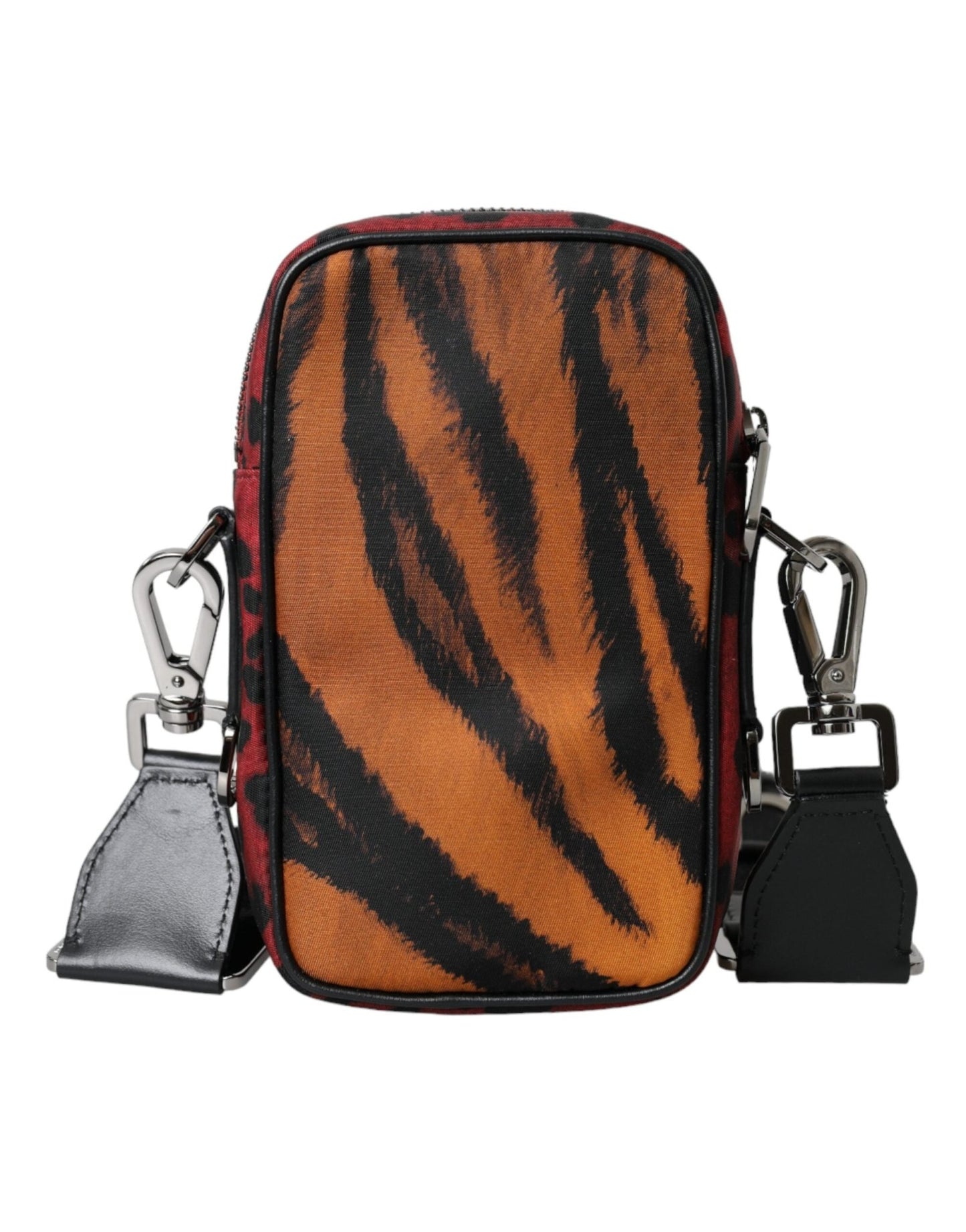 Dolce & Gabbana Multicolor Tiger Print Nylon Logo Cross Body Bag - Sandy Store ByNet