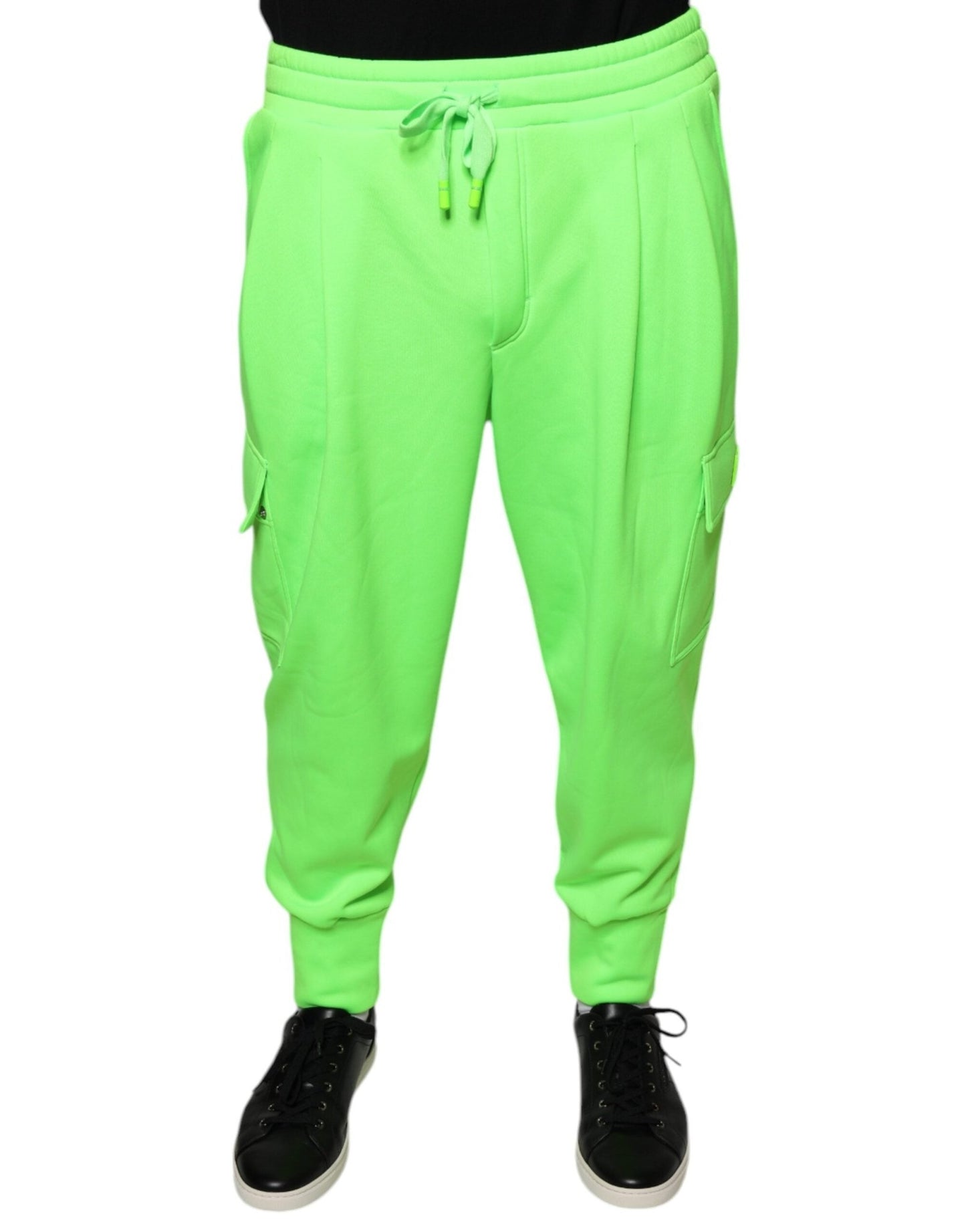 Dolce & Gabbana Neon Green Polyester Cargo Jogger Sweatpants Pants – IT48 | M par Dolce & Gabbana | Disponible sur Sandy Store ByNet