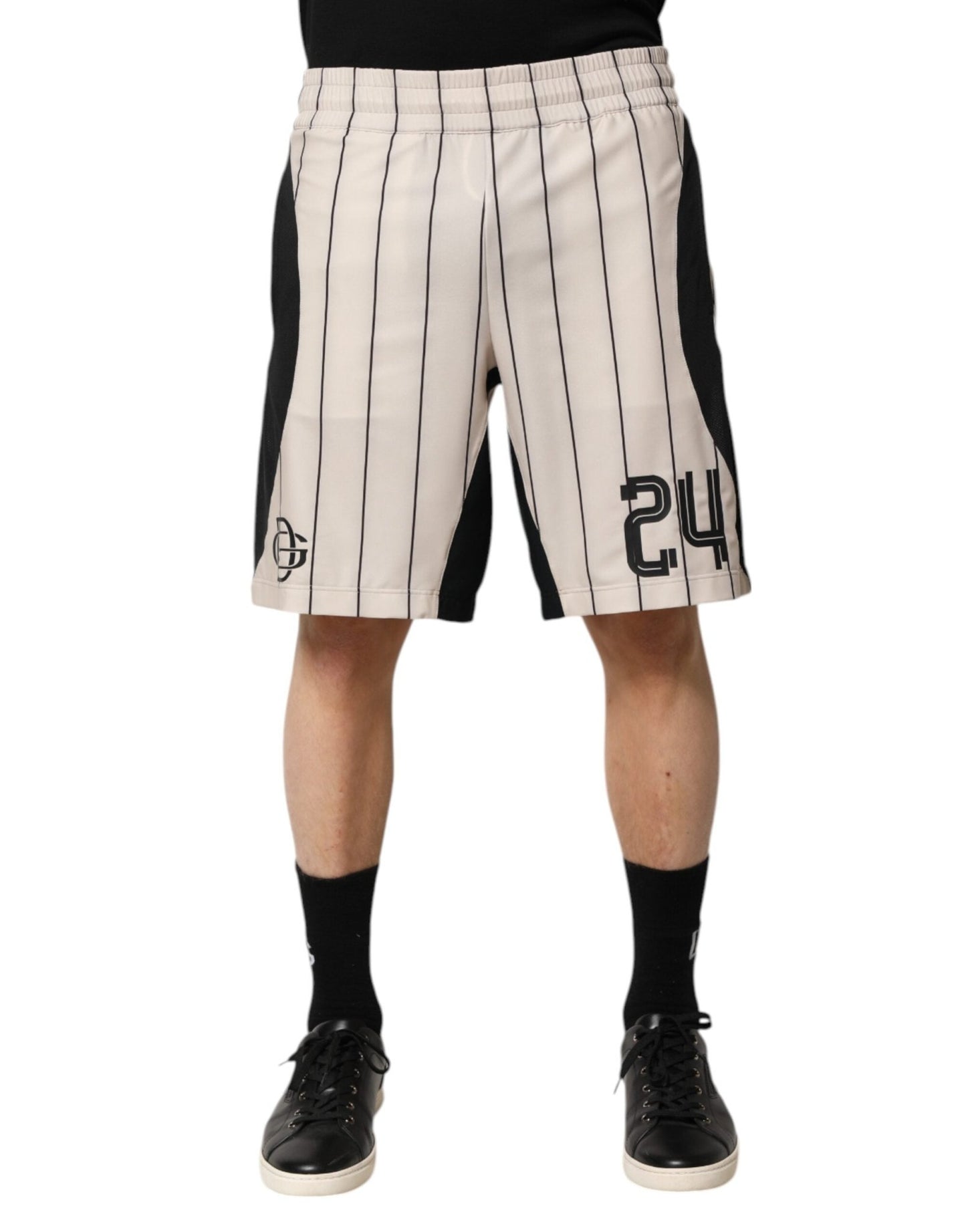 Dolce & Gabbana Off White Polyester DG Logo Sweatshorts Shorts – IT48 | M par Dolce & Gabbana | Disponible sur Sandy Store ByNet