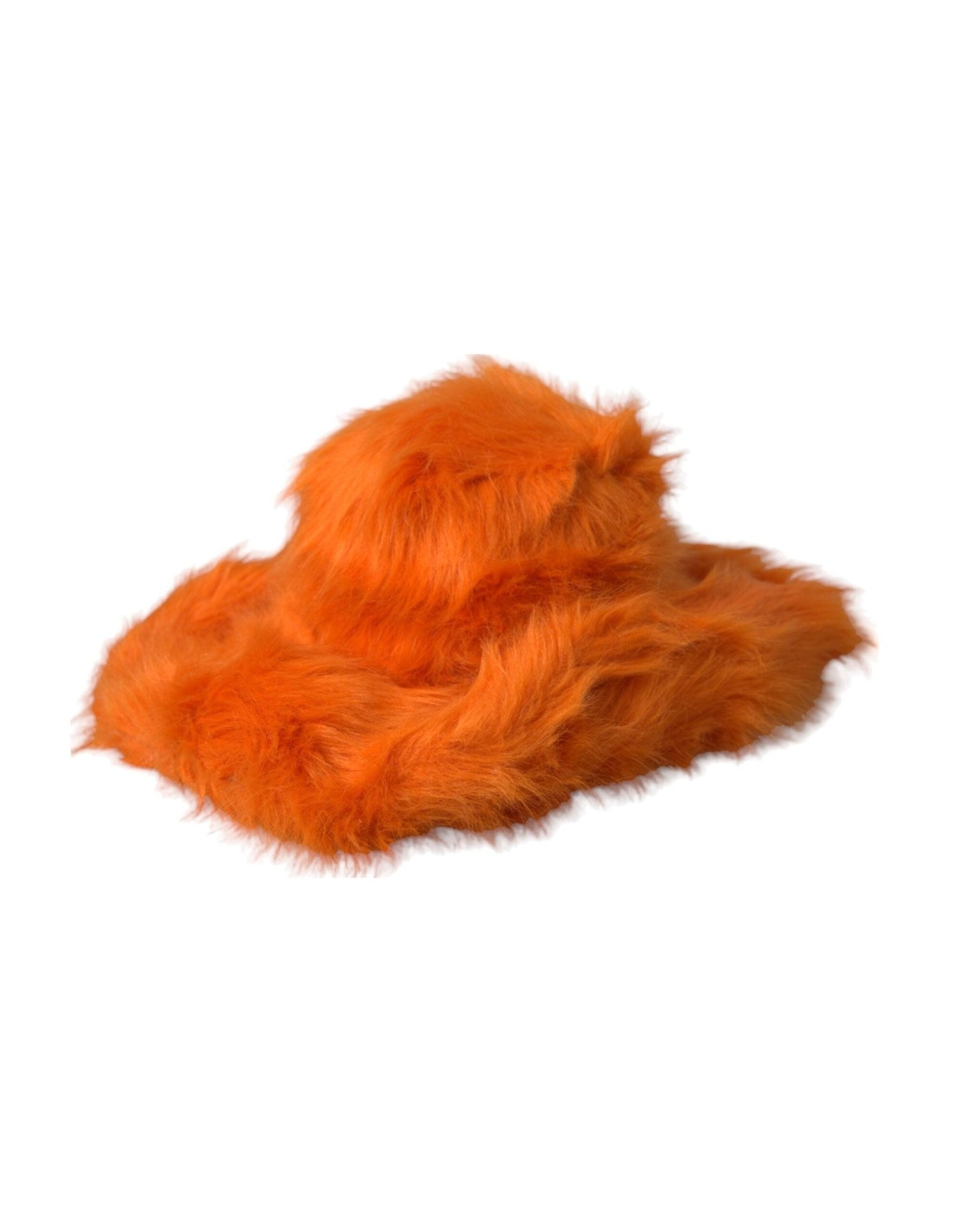 Dolce & Gabbana Orange Faux Fur Polyester Fedora Hat – 57 cm|S par Dolce & Gabbana | Disponible sur Sandy Store ByNet