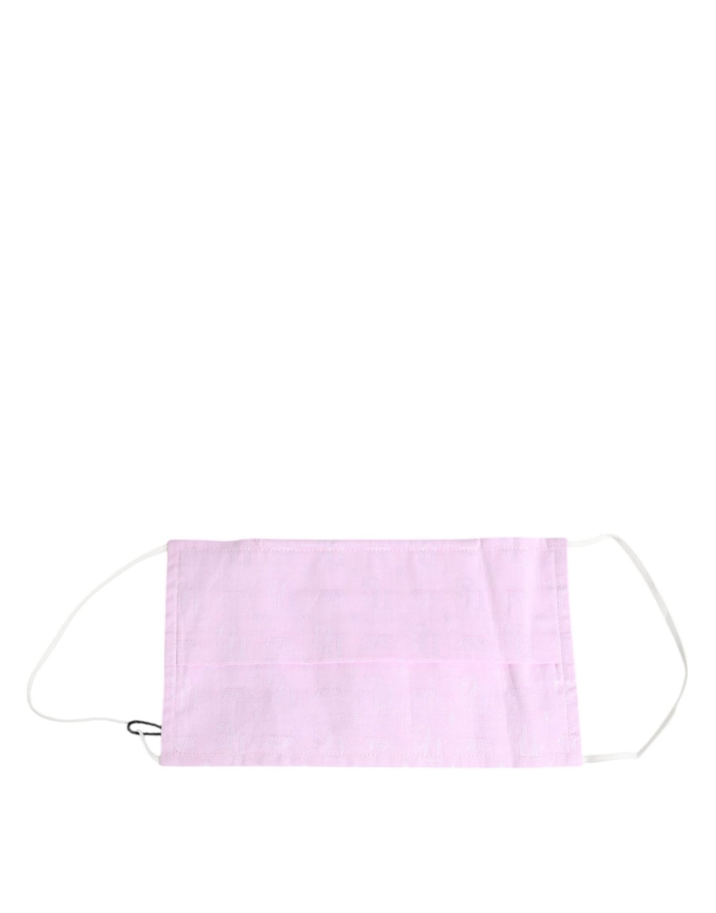 Dolce & Gabbana Pink Cotton Logo Elastic Ear Strap Face Mask – par Dolce & Gabbana | Disponible sur Sandy Store ByNet