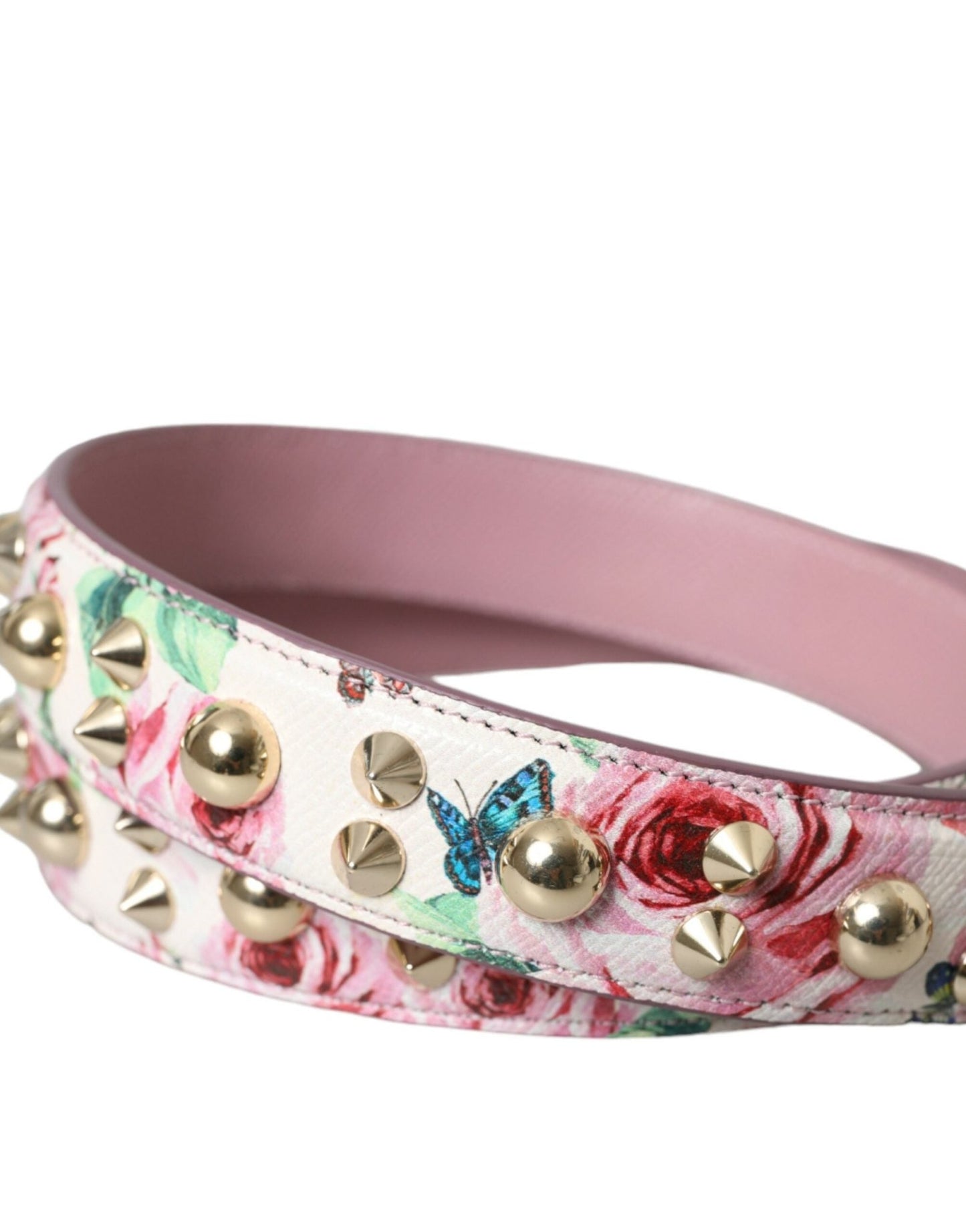 Dolce & Gabbana Pink Floral Handbag Accessory Shoulder Strap - Sandy Store ByNet