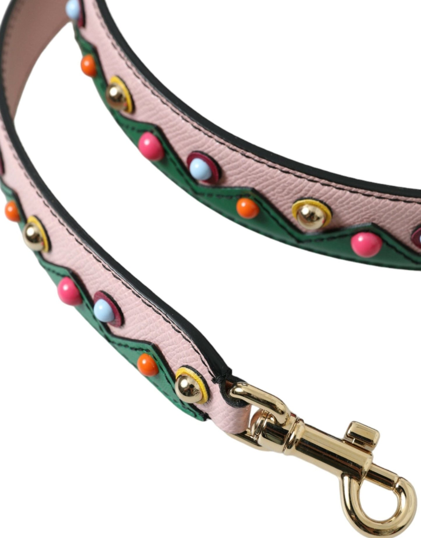 Dolce & Gabbana Pink Leather Handbag Accessory Shoulder Strap - Sandy Store ByNet