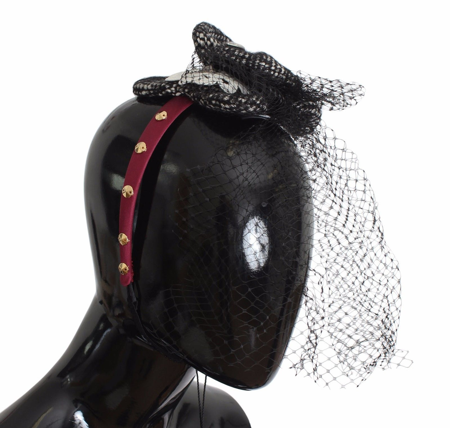Dolce & Gabbana Pink Silk Crystal - Studded Headband - Sandy Store ByNet