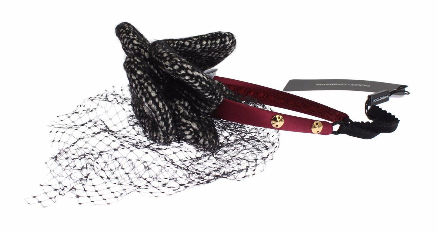 Dolce & Gabbana Pink Silk Crystal - Studded Headband - Sandy Store ByNet