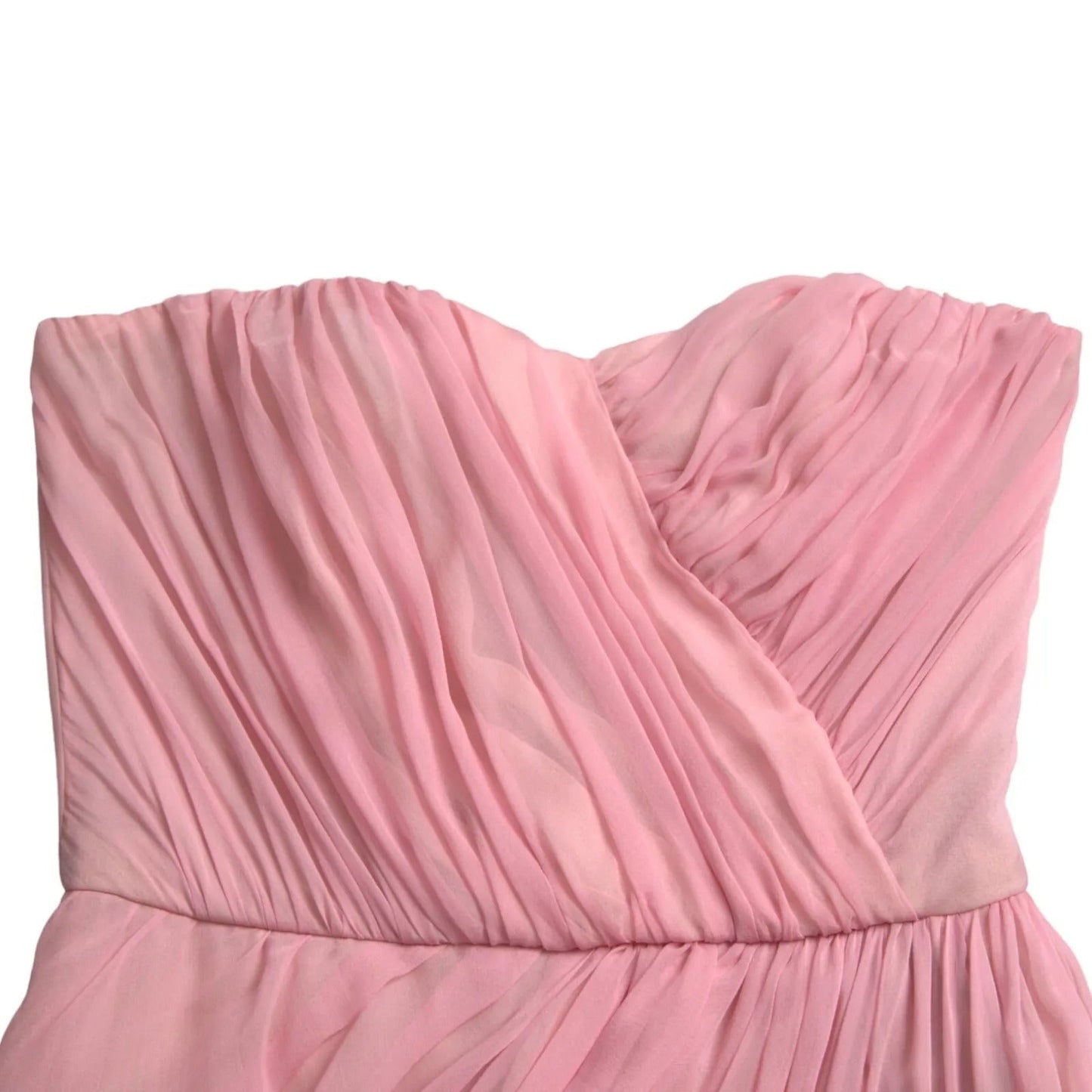 Dolce & Gabbana Pink Silk Strapless Maxi A - line Gown Dress – IT40|S par Dolce & Gabbana | Disponible sur Sandy Store ByNet