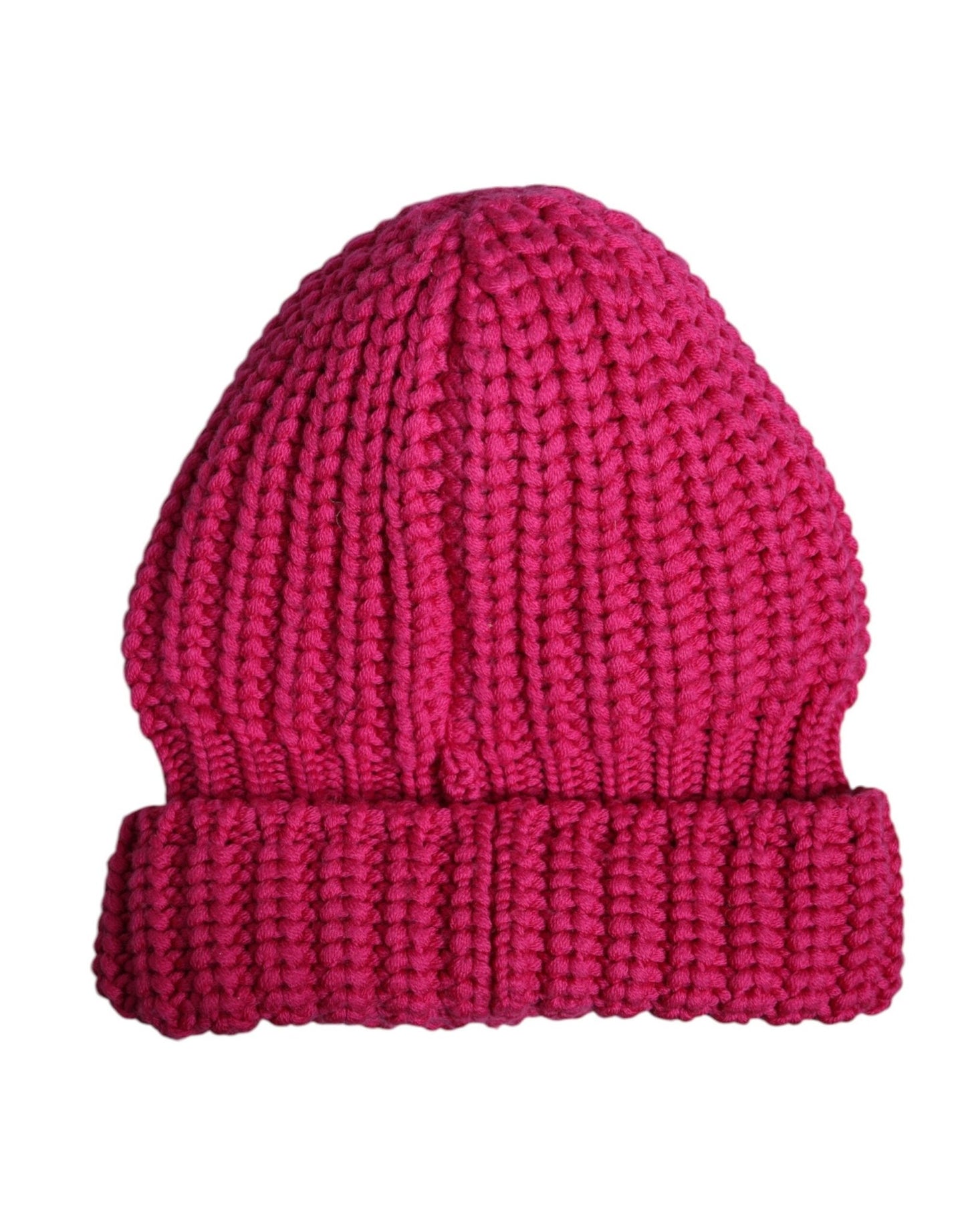 Dolce & Gabbana Pink Solid Wool Knitted Winter Beanie Hat – par Dolce & Gabbana | Disponible sur Sandy Store ByNet