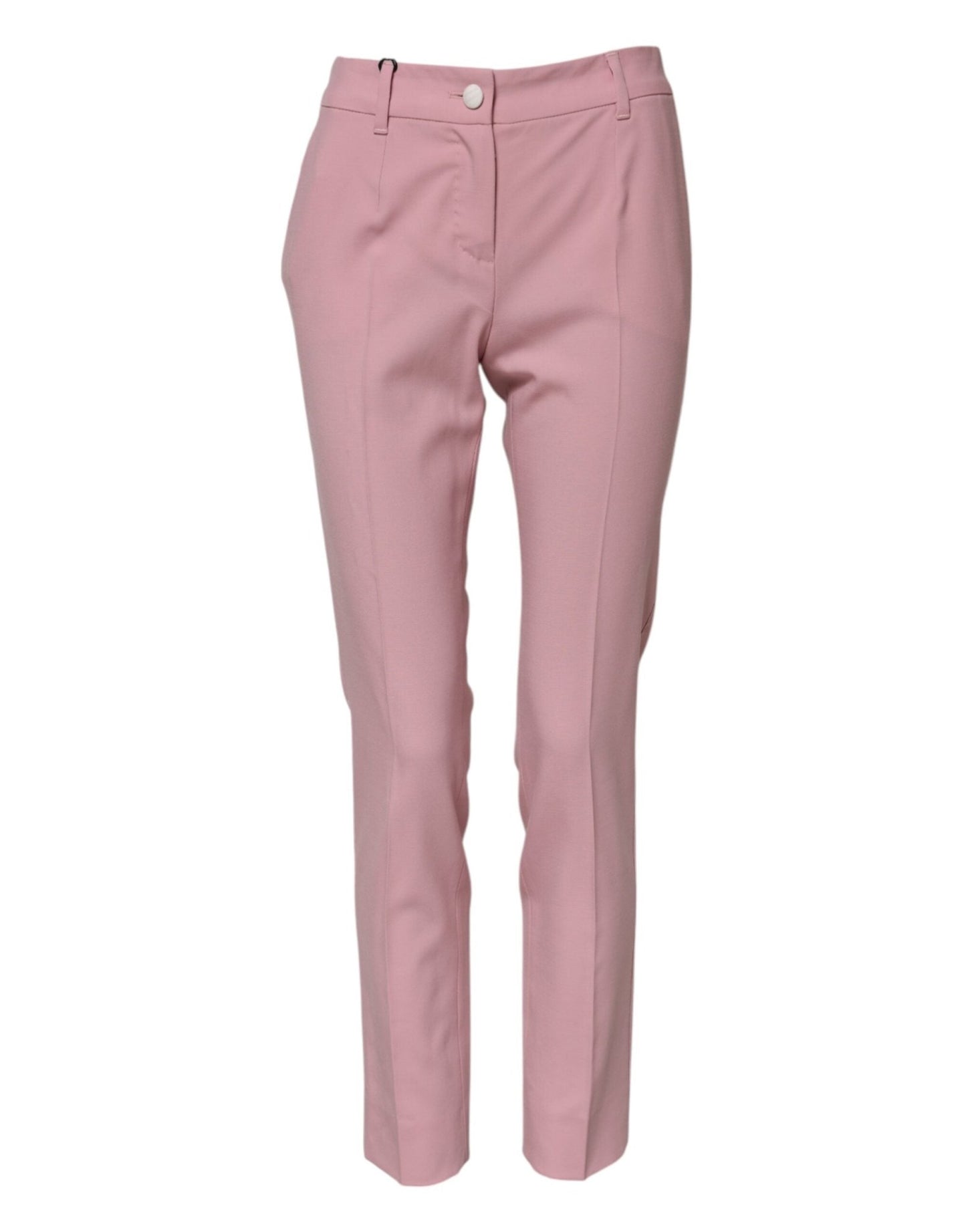 Dolce & Gabbana Pink Wool High Waist Tapered Pants – IT36|XXS par Dolce & Gabbana | Disponible sur Sandy Store ByNet