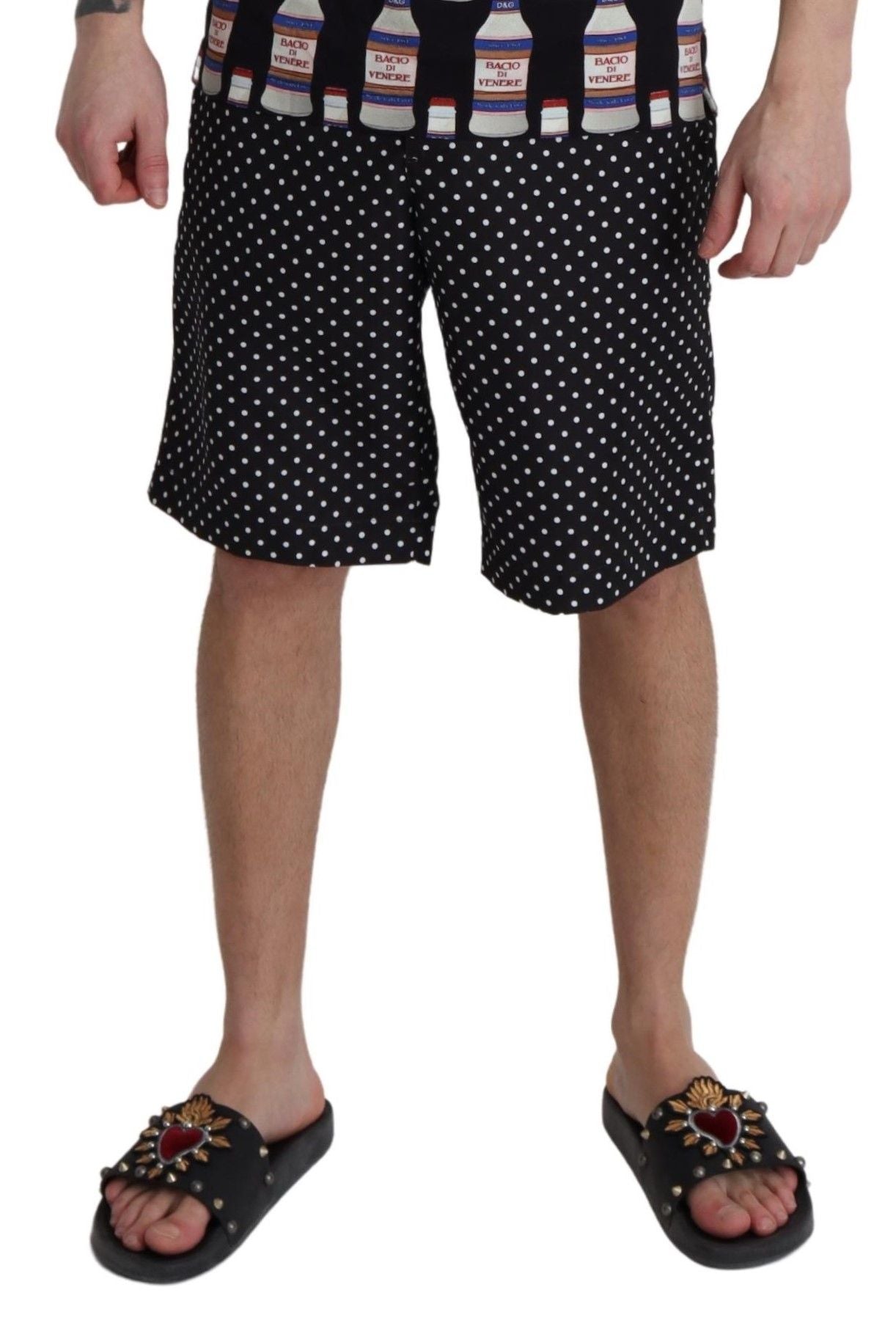 Dolce & Gabbana Polka Dot Elegance Swim Trunks Boxer - Sandy Store ByNet