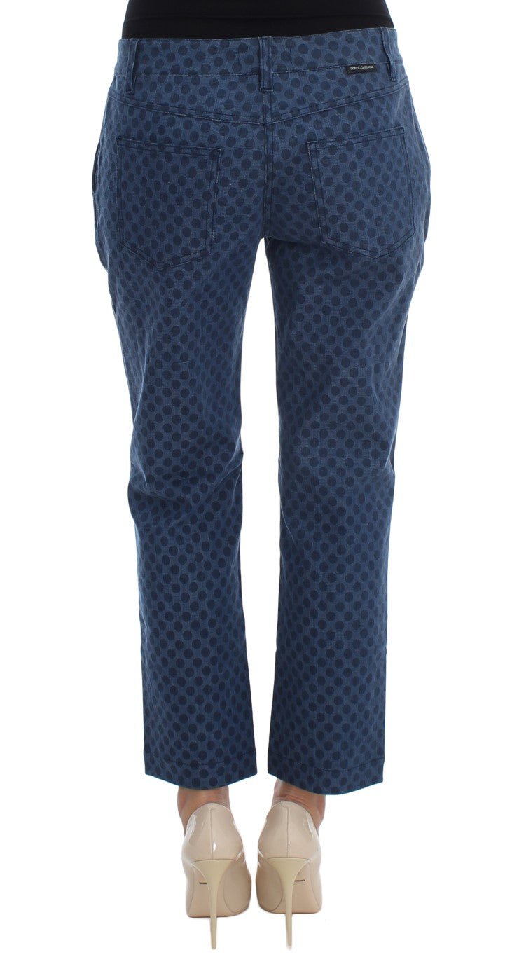 Dolce & Gabbana Polka Dotted Capri Stretch Jeans - Sandy Store ByNet