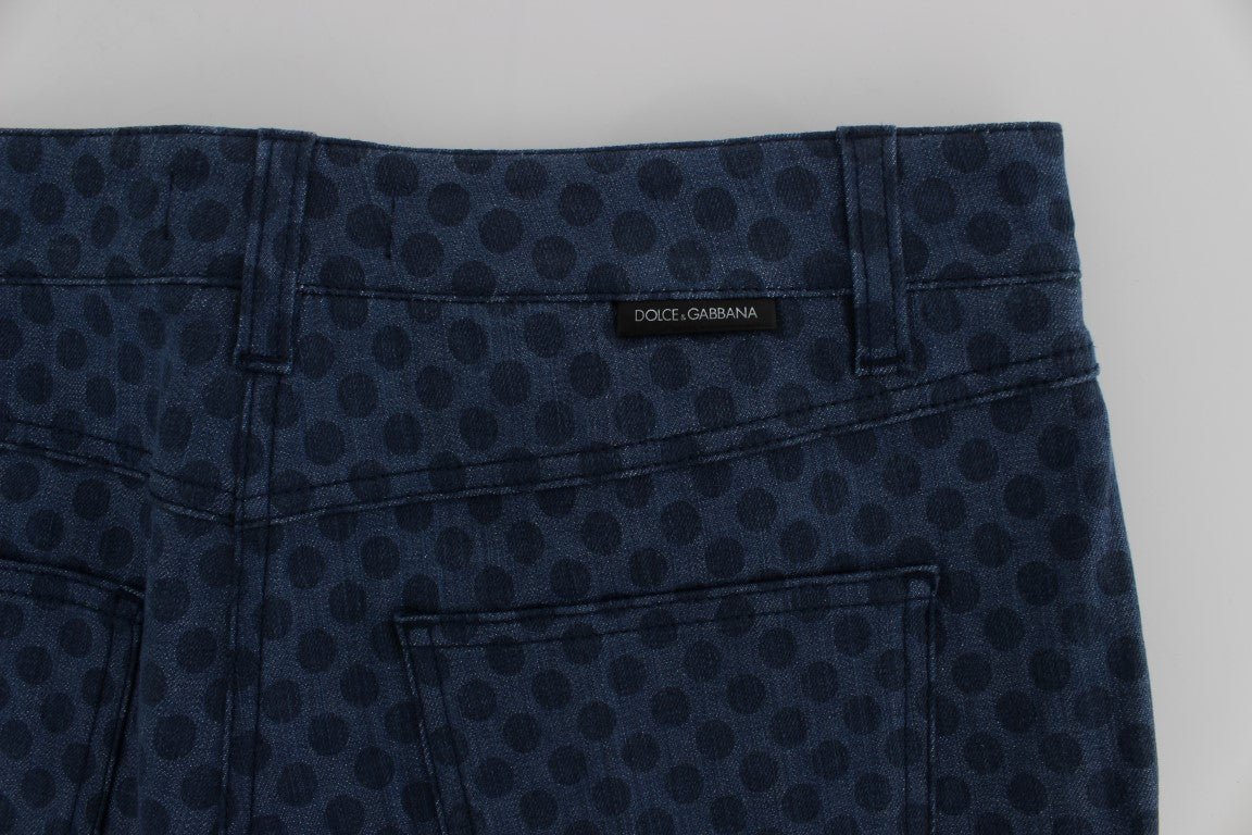 Dolce & Gabbana Polka Dotted Capri Stretch Jeans - Sandy Store ByNet