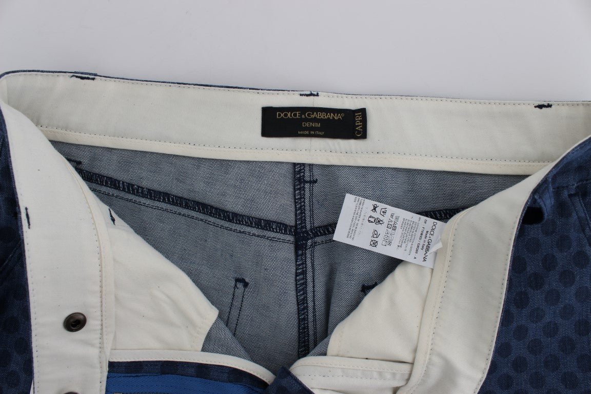 Dolce & Gabbana Polka Dotted Capri Stretch Jeans - Sandy Store ByNet