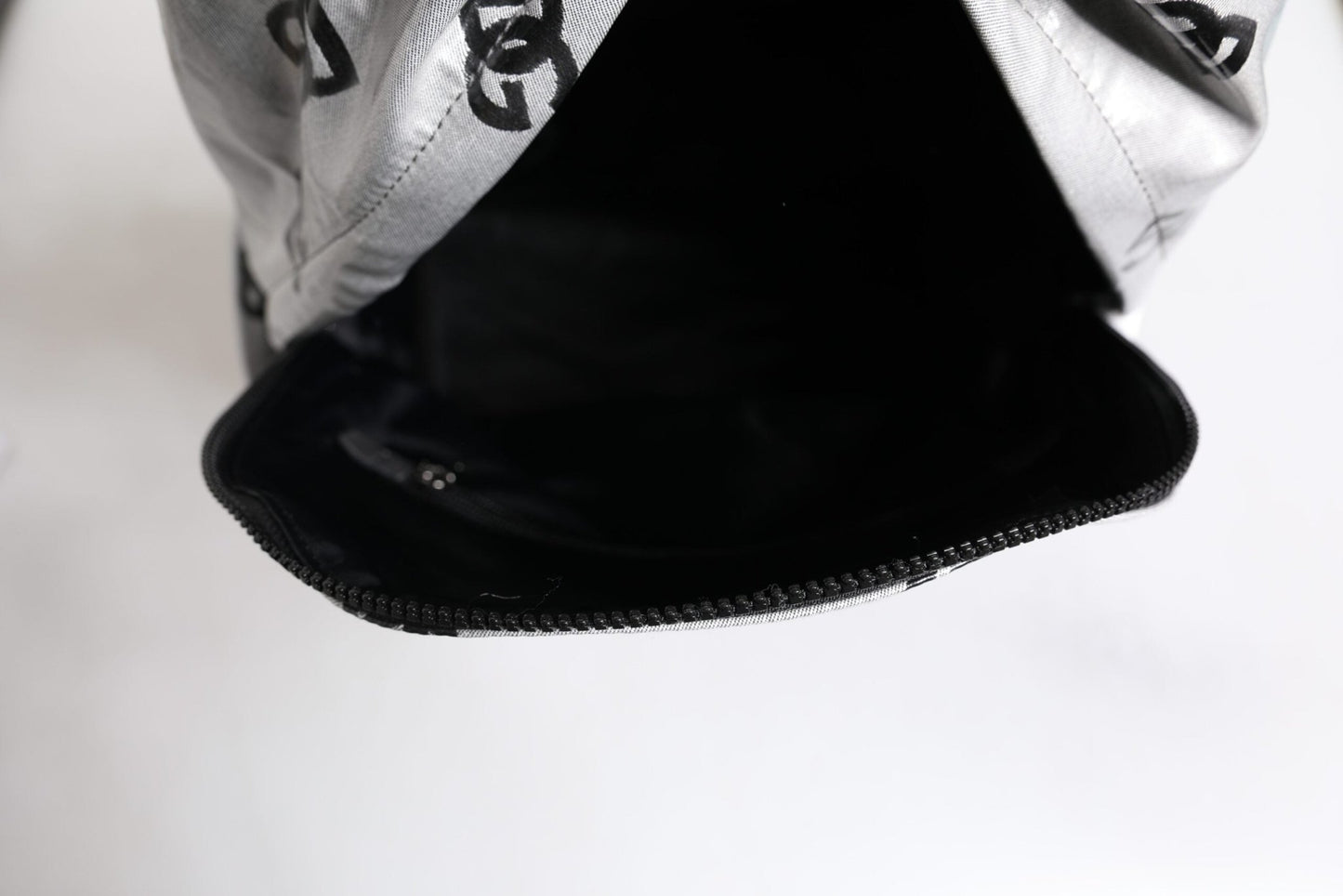 Dolce & Gabbana Polyester Gray Black DG Logo Plaque Backpack Bag - Sandy Store ByNet
