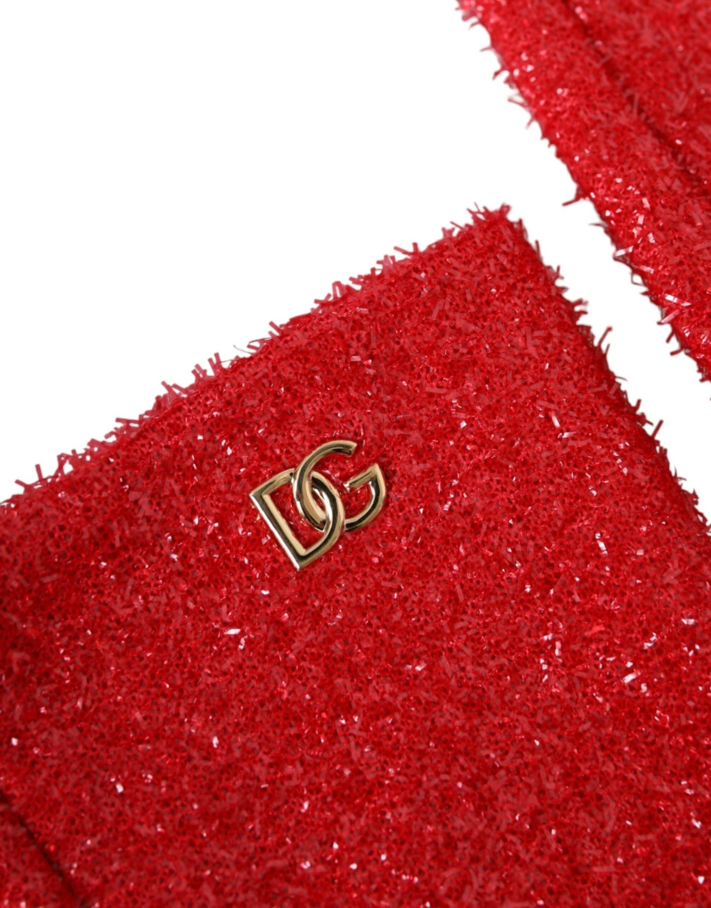 Dolce & Gabbana Red Lurex Fantasia Mid Arm Length Gloves - Sandy Store ByNet