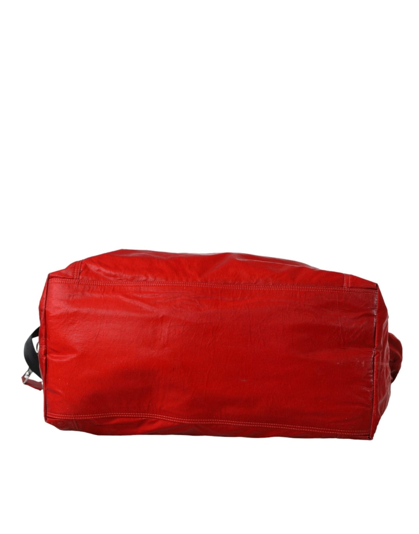 Dolce & Gabbana Red Nylon Calfskin Hand Shoulder Duffel Bag - Sandy Store ByNet