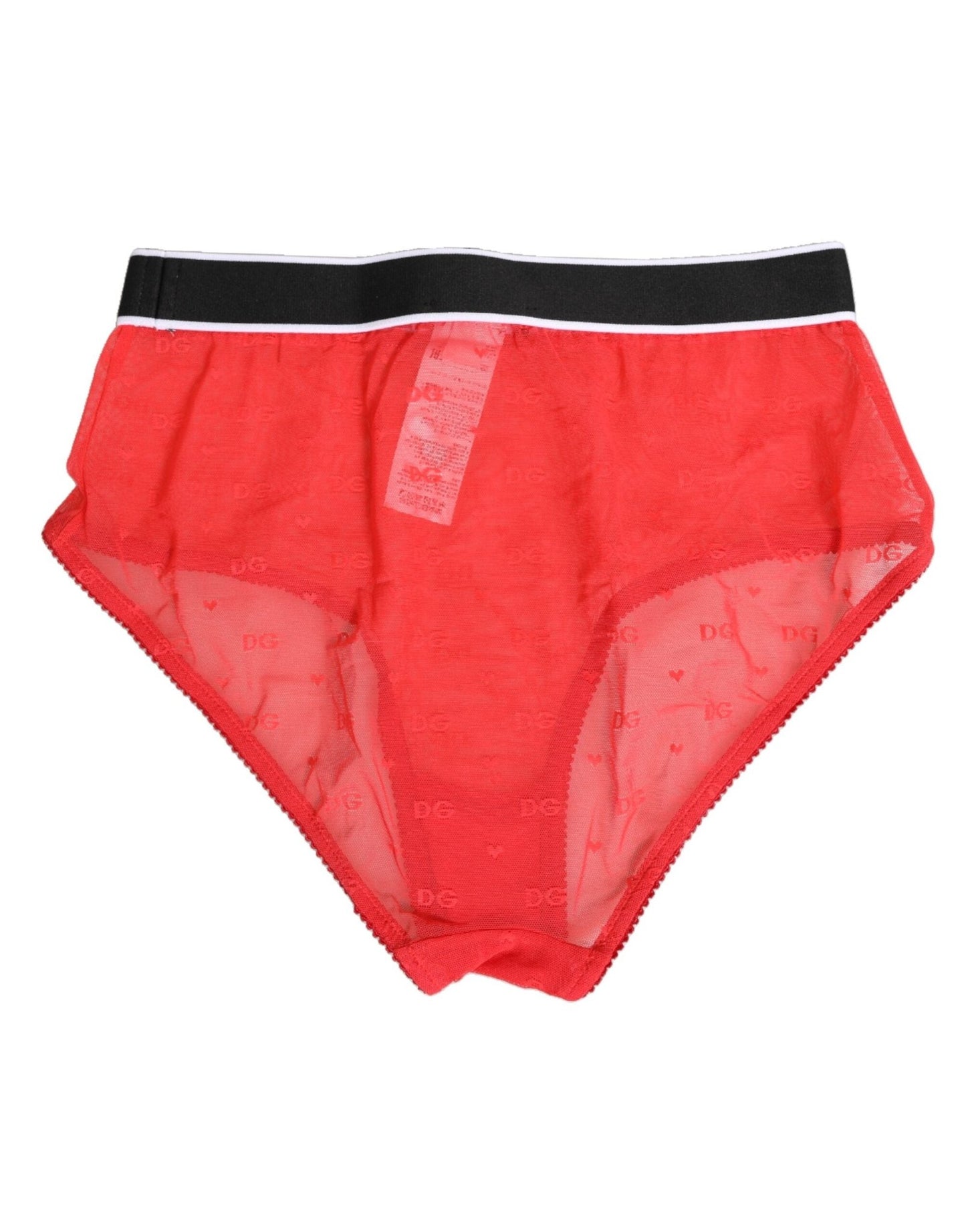 Dolce & Gabbana Red Nylon Logo Waistband Brief Panty Underwear – IT2 | S par Dolce & Gabbana | Disponible sur Sandy Store ByNet