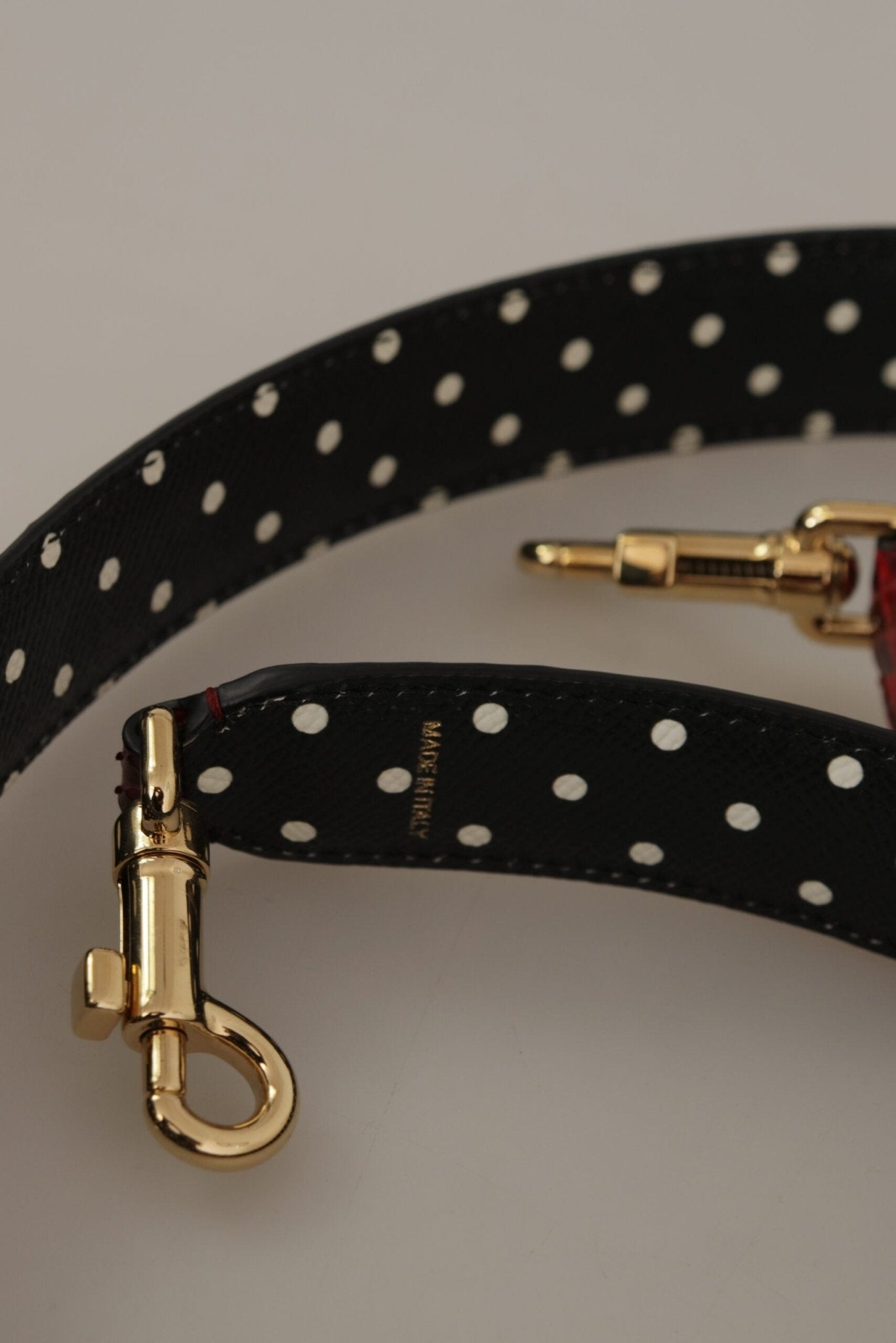 Dolce & Gabbana Red Python Leather Shoulder Bag Strap - Sandy Store ByNet