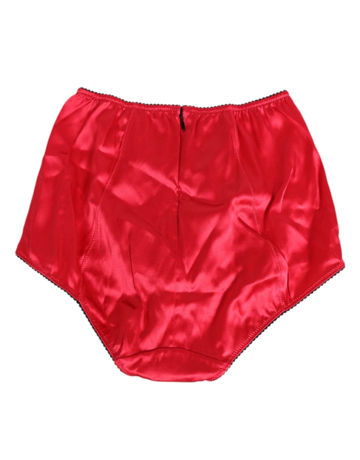 Dolce & Gabbana Red Silk Satin High - Waist Briefs Underwear – IT1 | XS par Dolce & Gabbana | Disponible sur Sandy Store ByNet