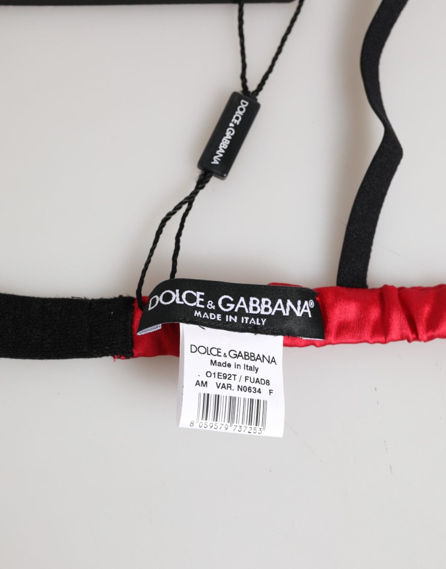 Dolce & Gabbana Red Silk Satin Triangle Soft Cup Br Underwear – IT2 | S par Dolce & Gabbana | Disponible sur Sandy Store ByNet