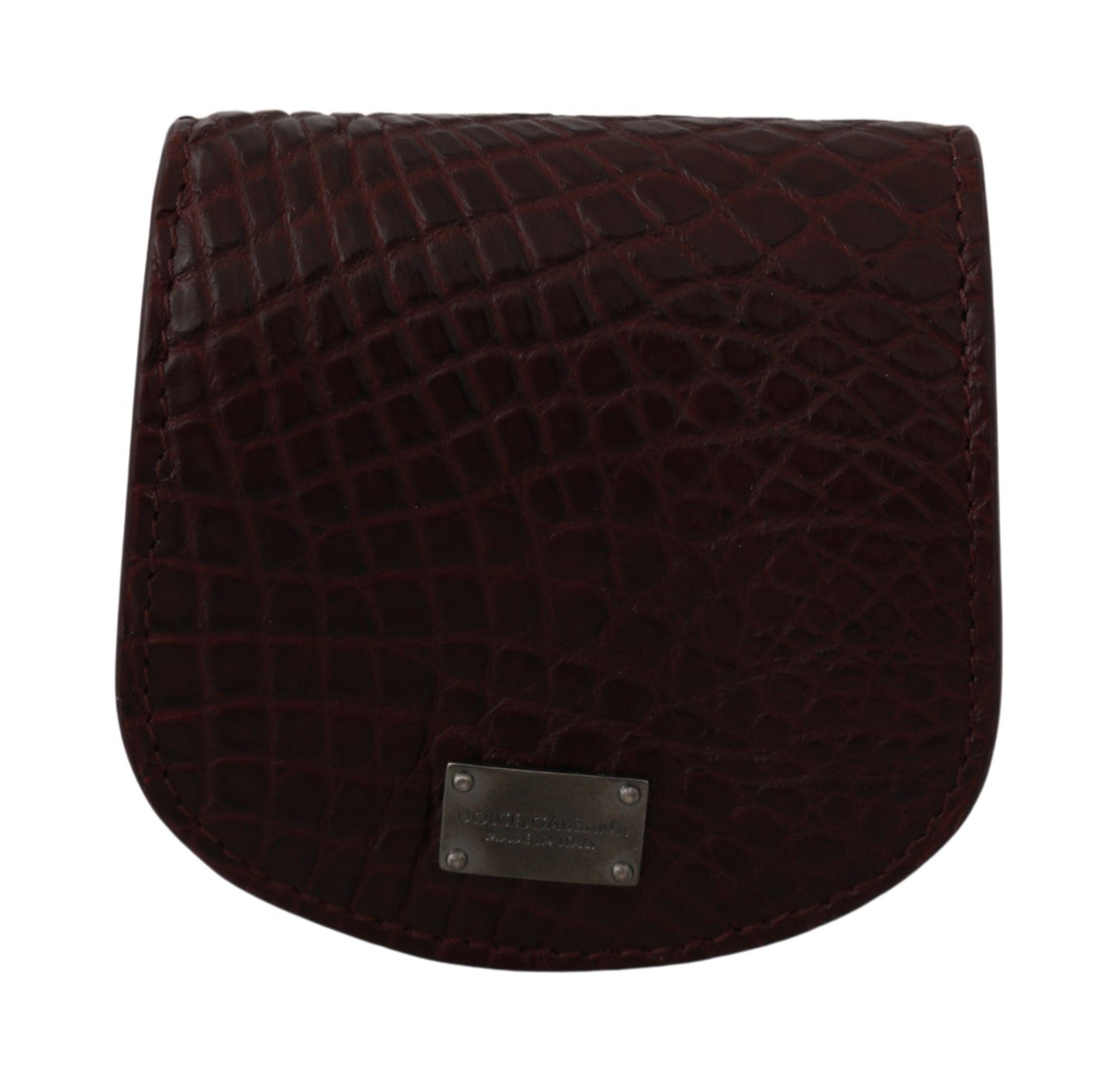 Dolce & Gabbana Refined Caimano Leather Coin Case - Sandy Store ByNet