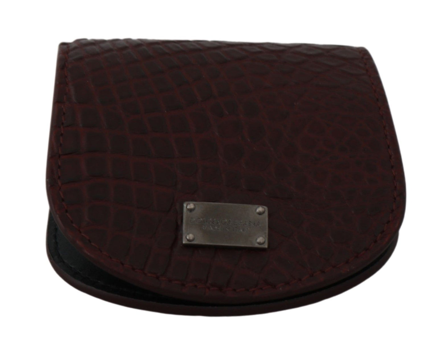 Dolce & Gabbana Refined Caimano Leather Coin Case - Sandy Store ByNet