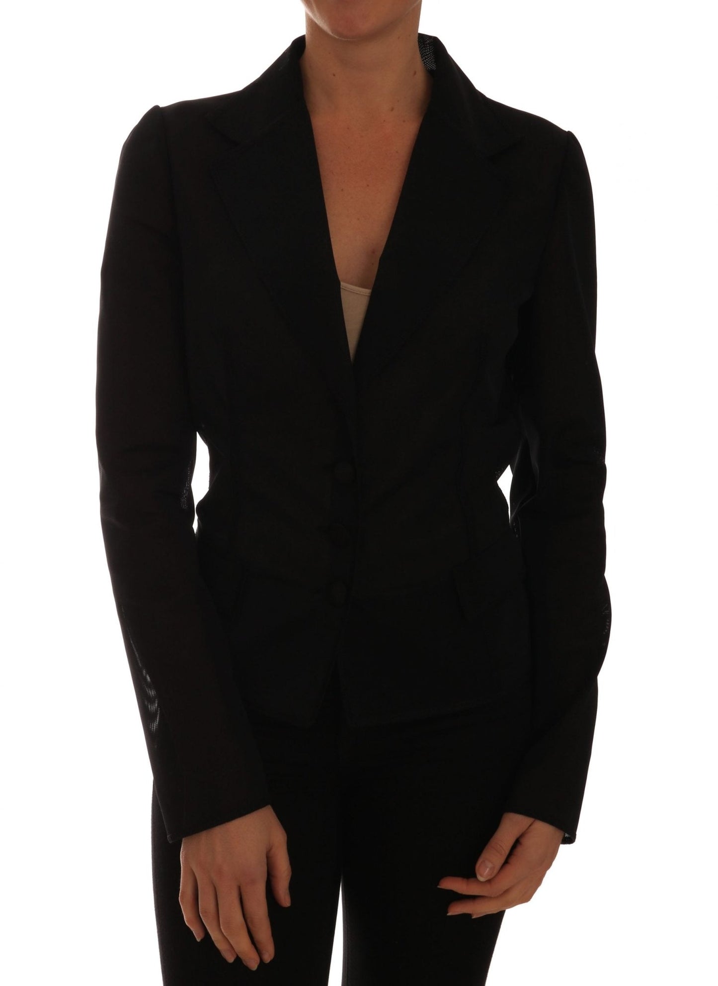 Dolce & Gabbana Semi - Transparent Darkgreen Nylon Blazer - Sandy Store ByNet