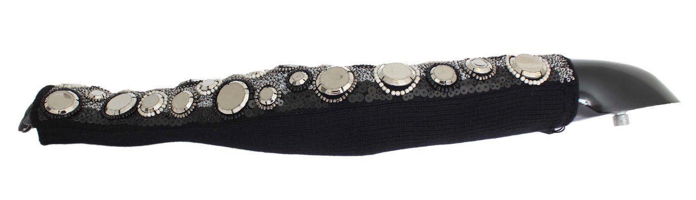 Dolce & Gabbana Sequin - Embellished Cashmere Fingerless Gloves - Sandy Store ByNet