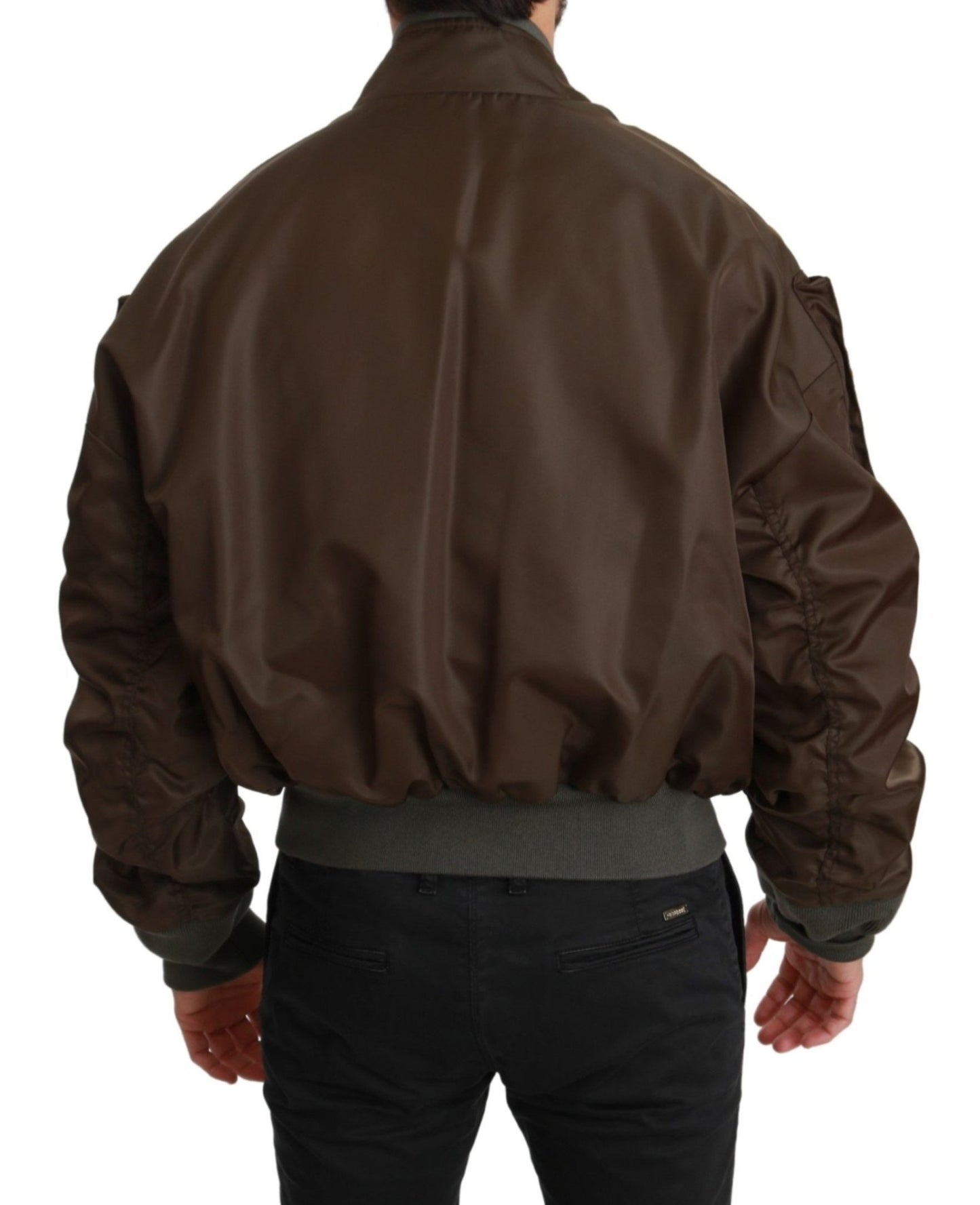 Dolce & Gabbana Sequined Double - Breasted Bomber Jacket - Sandy Store ByNet