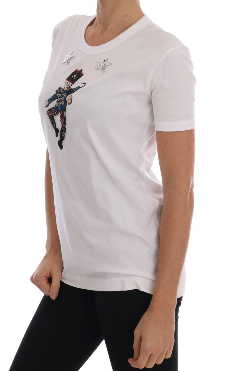 Dolce & Gabbana Sequined Fairy Tale Cotton T-Shirt - Sandy Store ByNet