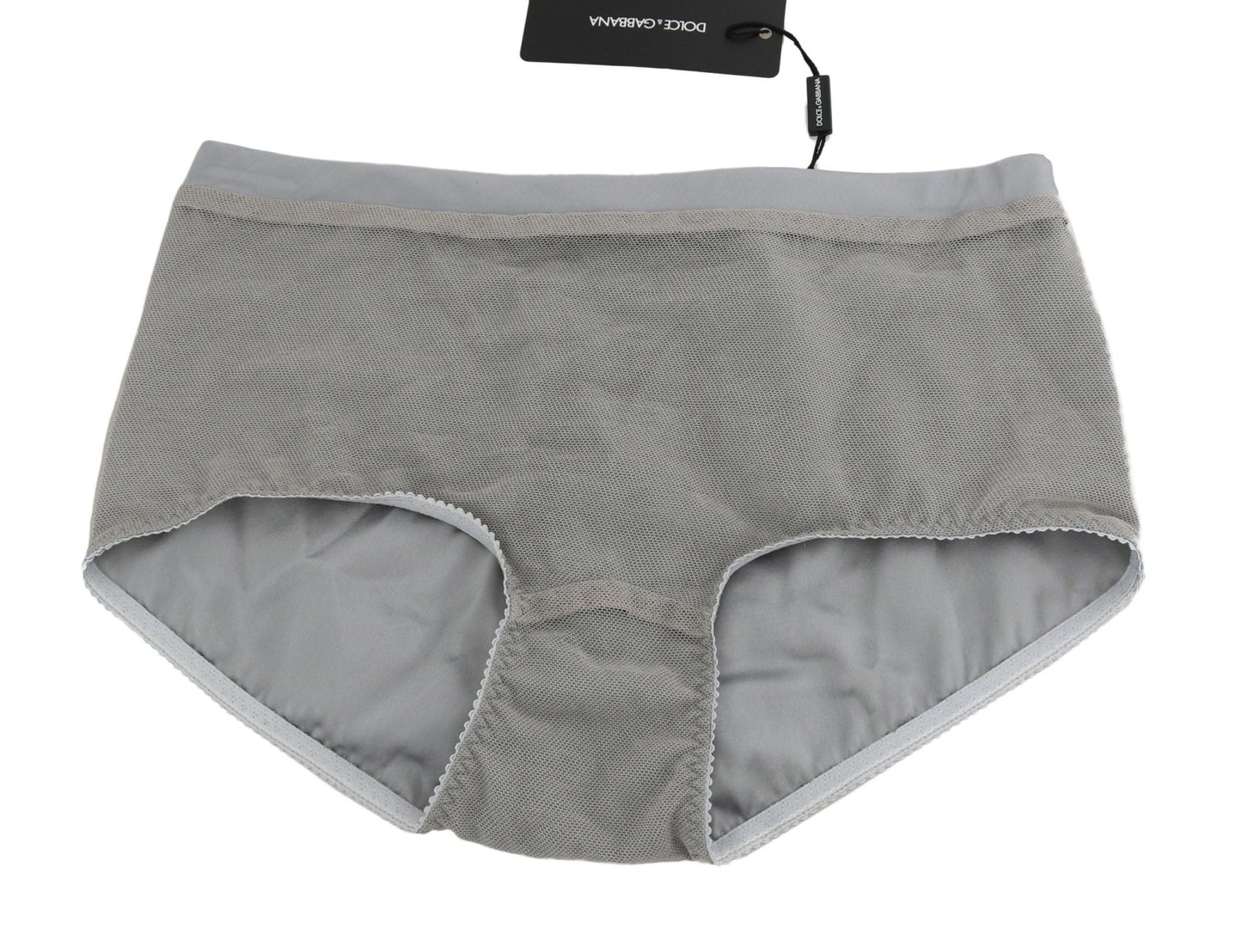 Dolce & Gabbana Shimmering Silver Stretch Cotton Underwear - Sandy Store ByNet