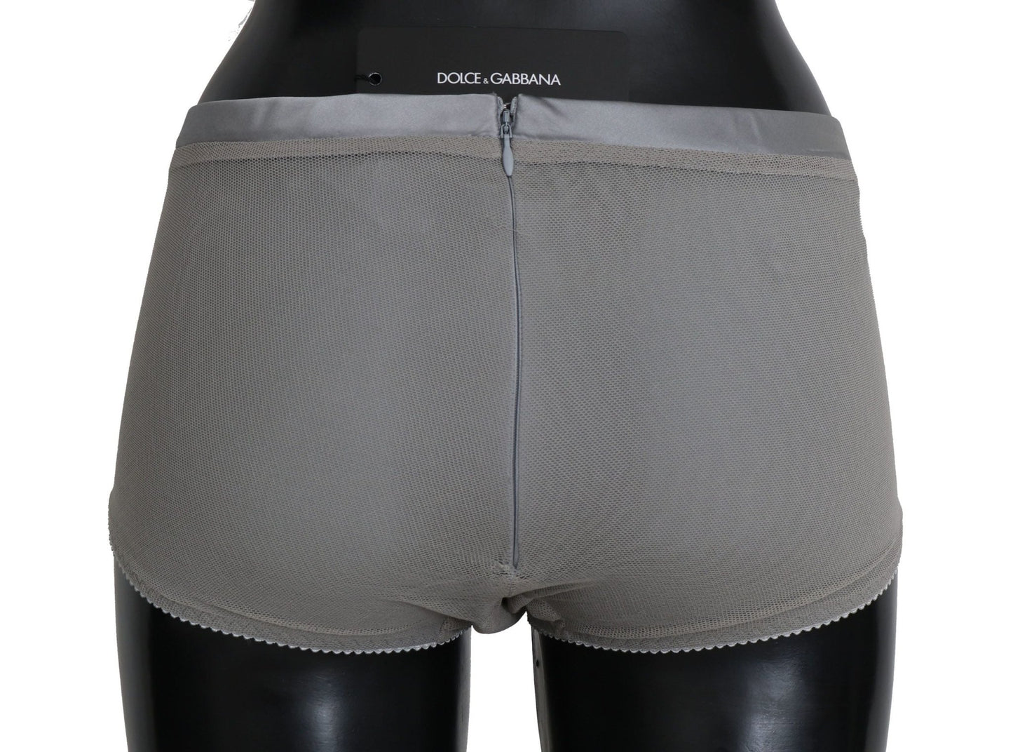 Dolce & Gabbana Shimmering Silver Stretch Cotton Underwear - Sandy Store ByNet