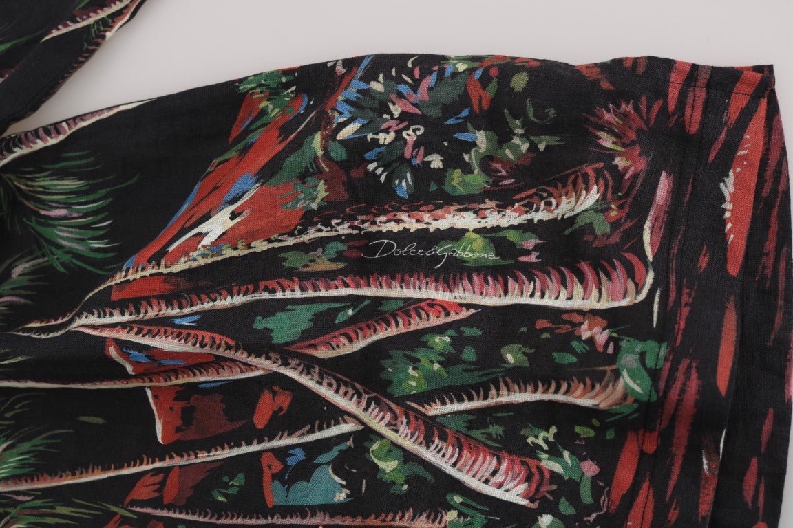 Dolce & Gabbana Sicilian Volcano Motive Polo Tee - Sandy Store ByNet