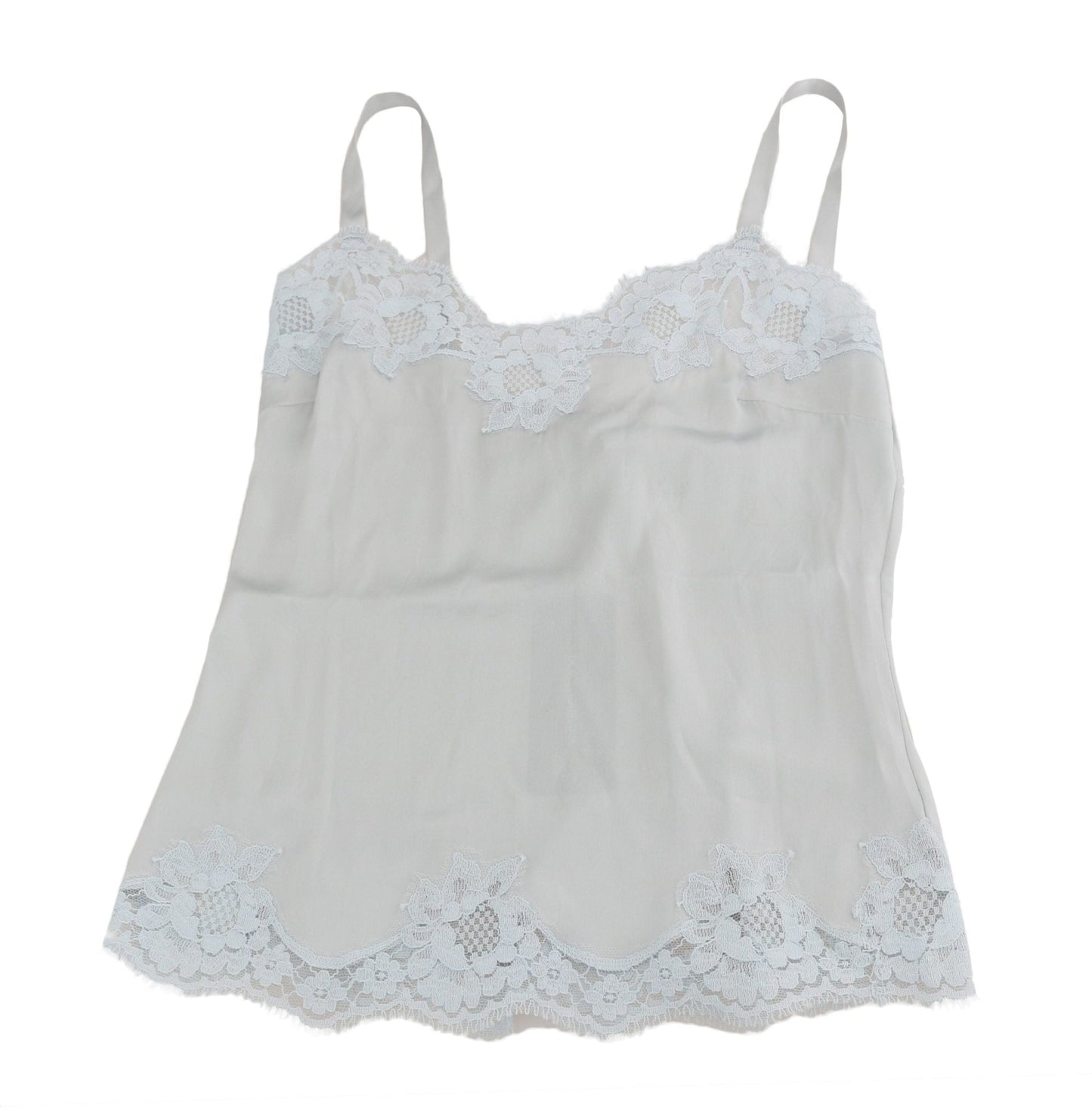 Dolce & Gabbana Silk Stretch Floral Lace Chemise Dress - Sandy Store ByNet