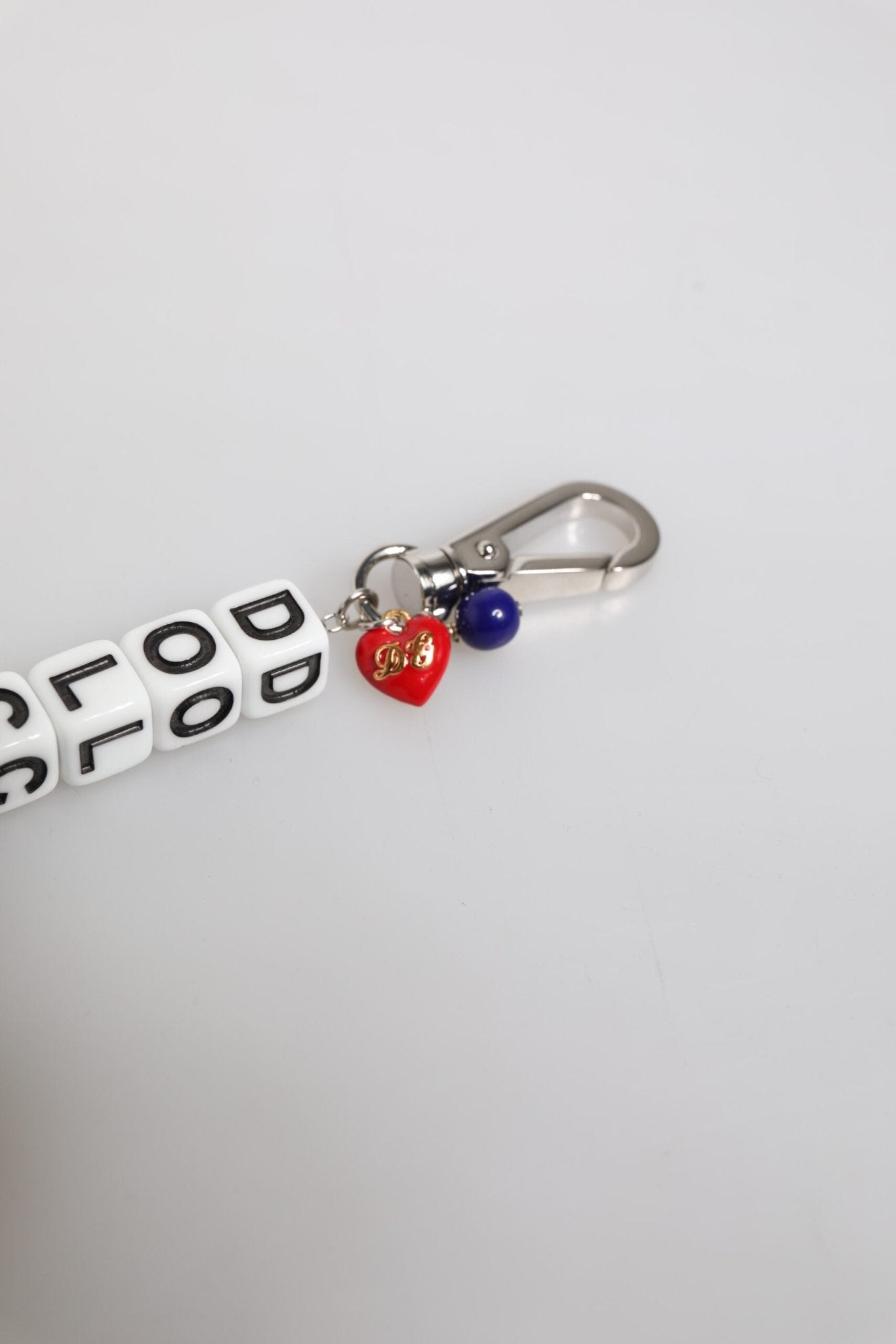 Dolce & Gabbana Silver Brass Chain Dice Logo Embellished Charm Bracelet - Sandy Store ByNet