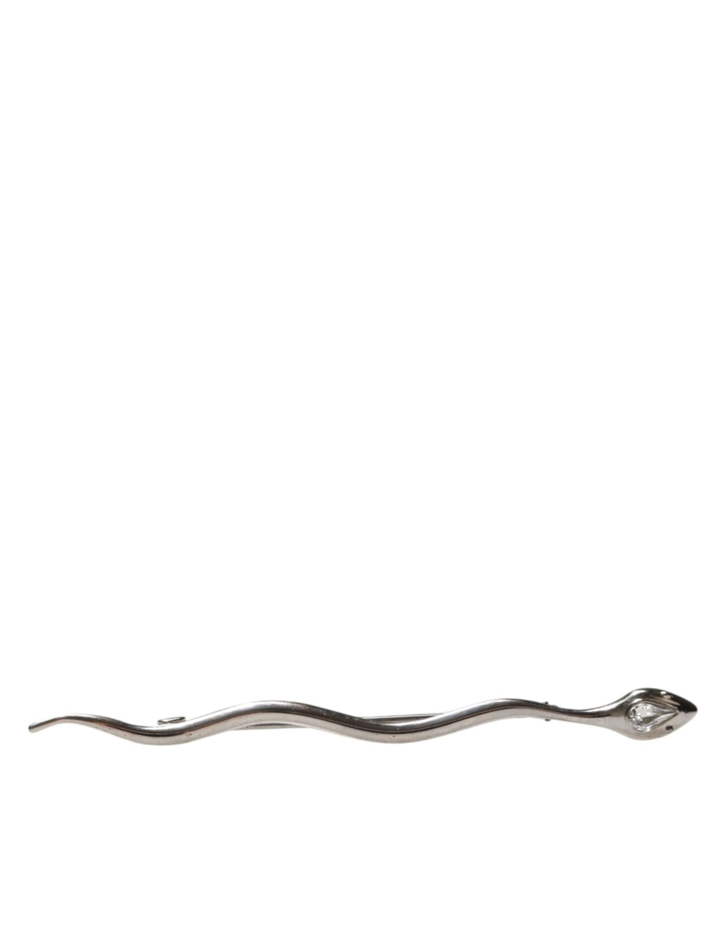 Dolce & Gabbana Silver Brass Crystal Spilla Serpente Mens Brooch Pin – par Dolce & Gabbana | Disponible sur Sandy Store ByNet