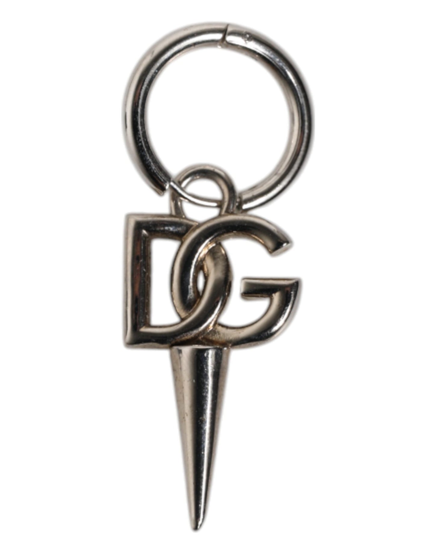 Dolce & Gabbana Silver Brass DG Logo Metal Ring Holder Keychain Keyring – par Dolce & Gabbana | Disponible sur Sandy Store ByNet