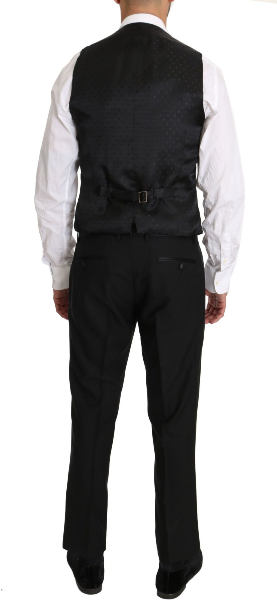 Dolce & Gabbana Sleek Black Slim Fit Formal Vest - Sandy Store ByNet