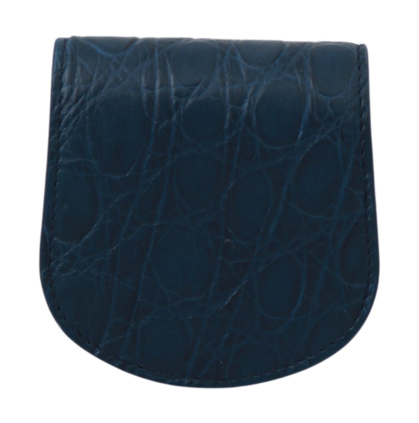 Dolce & Gabbana Sleek Blue Caimano Condom Case Wallet - Sandy Store ByNet