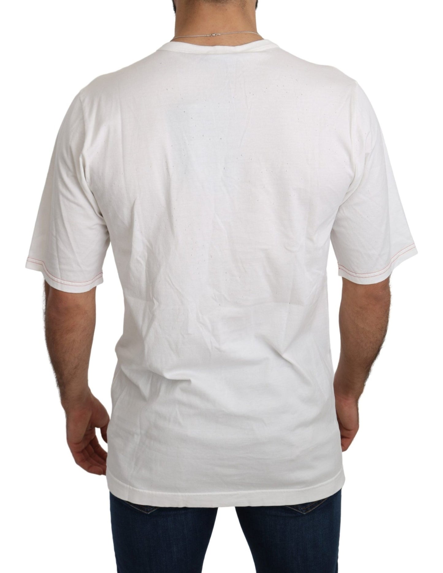 Dolce & Gabbana Sleek Leopard Print Slim Fit Tee - Sandy Store ByNet